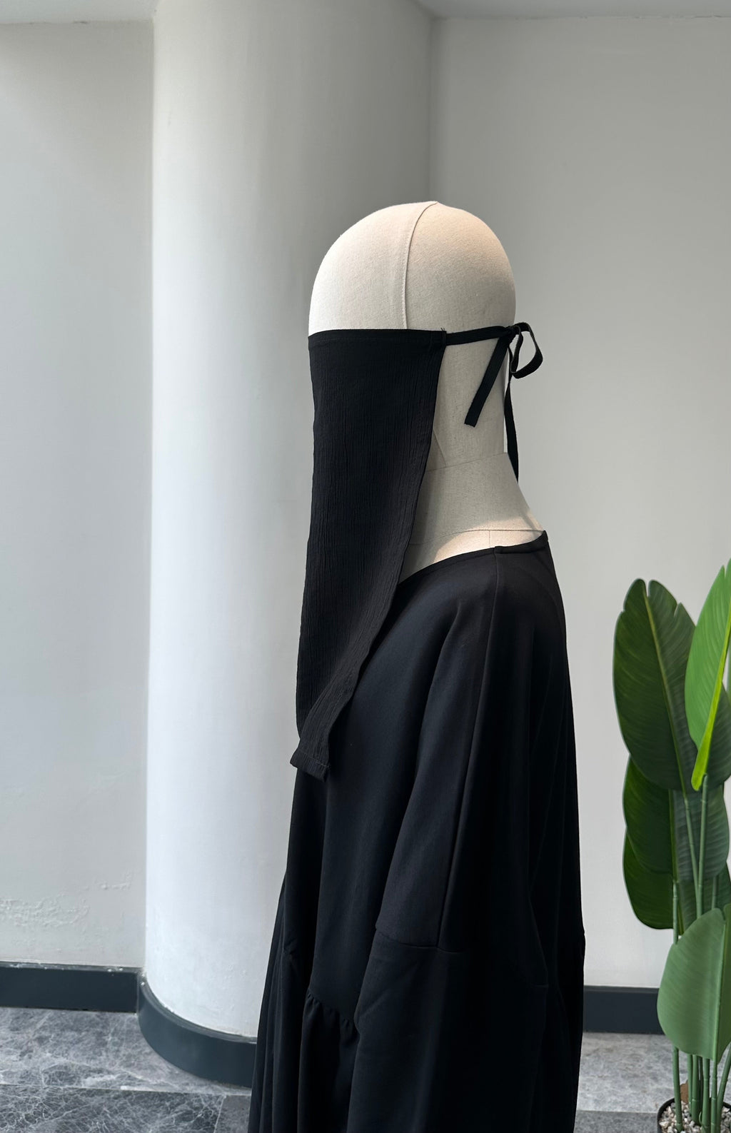 Premium Bürümcük/ İç Peçe - Siyah