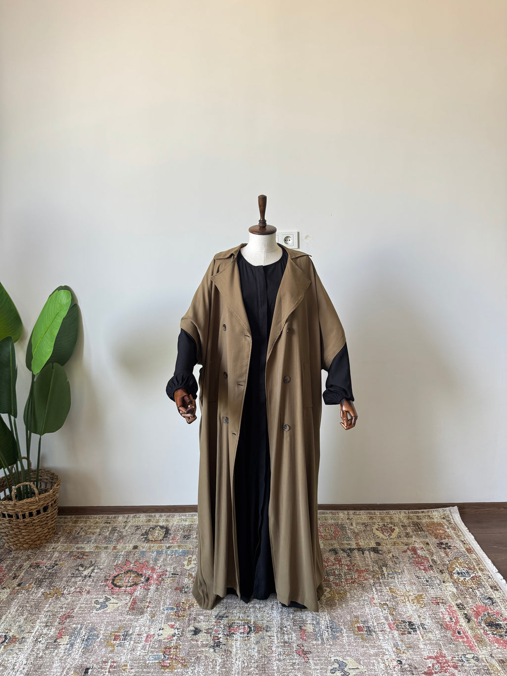 Tensel Pamuk Gabardin/ Trench Panço- Haki