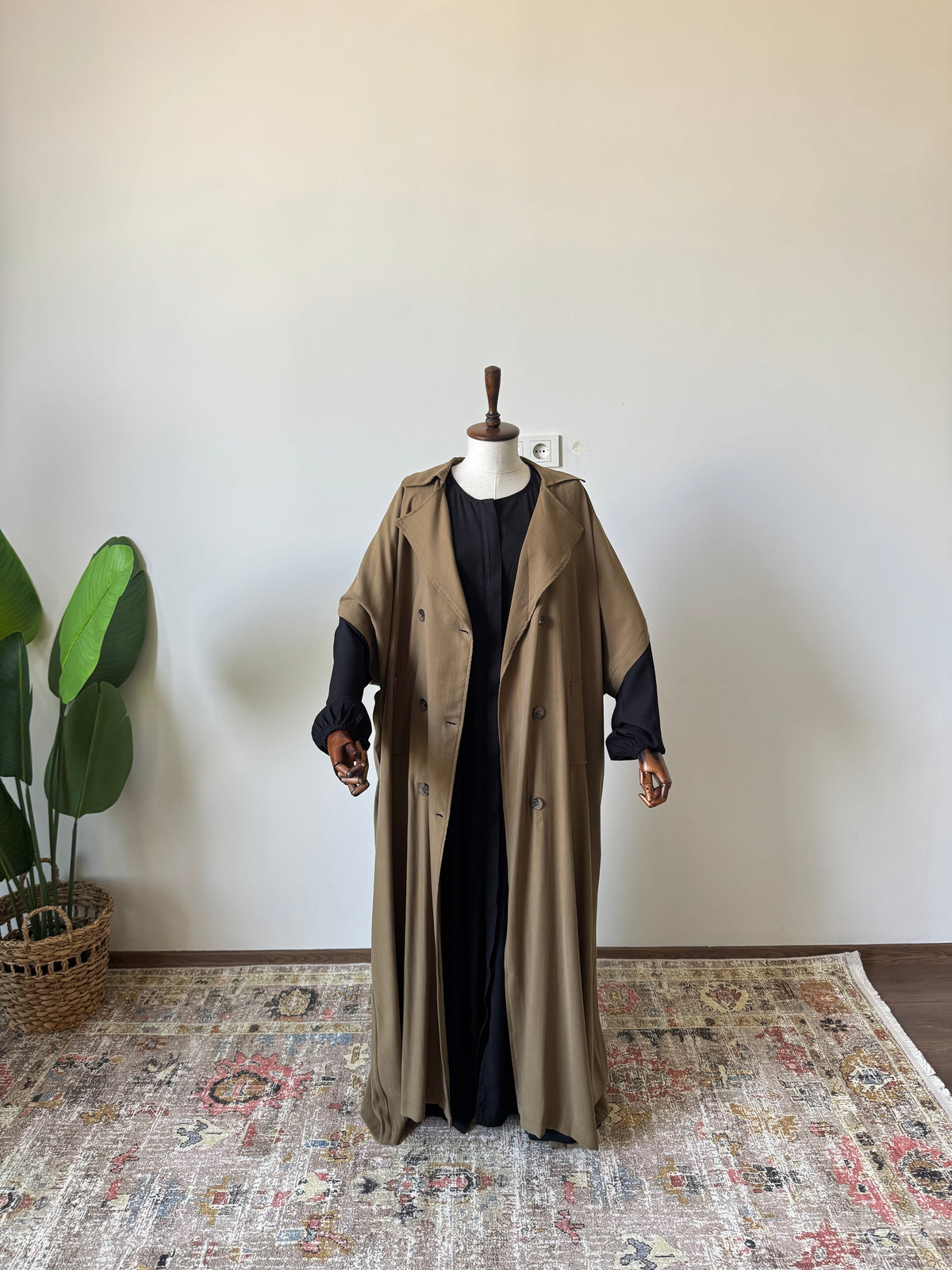 Tensel Pamuk Gabardin/ Trench Panço- Haki