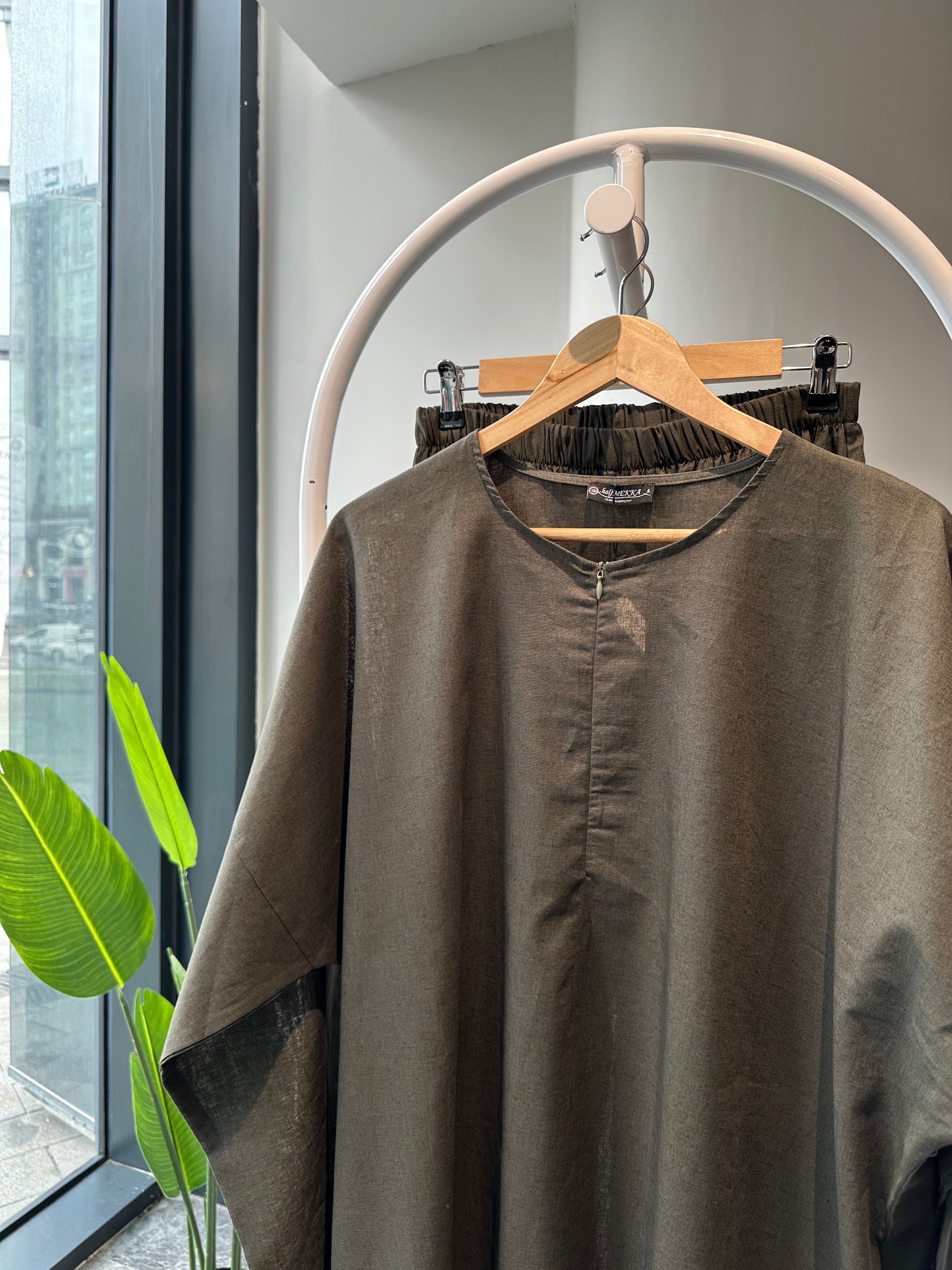 Sade keten bol pantolon -haki