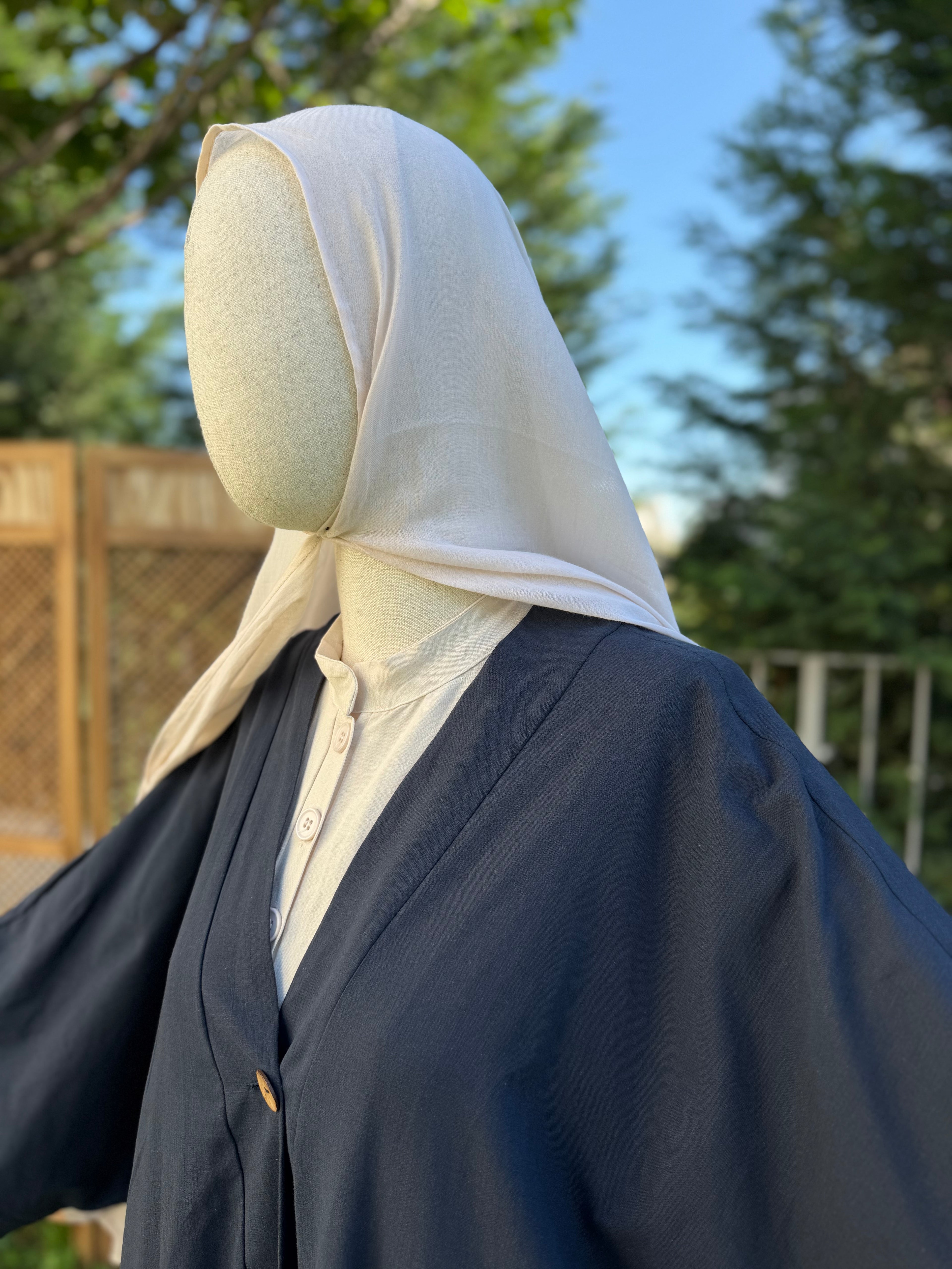 Hüma abaya - lacivert