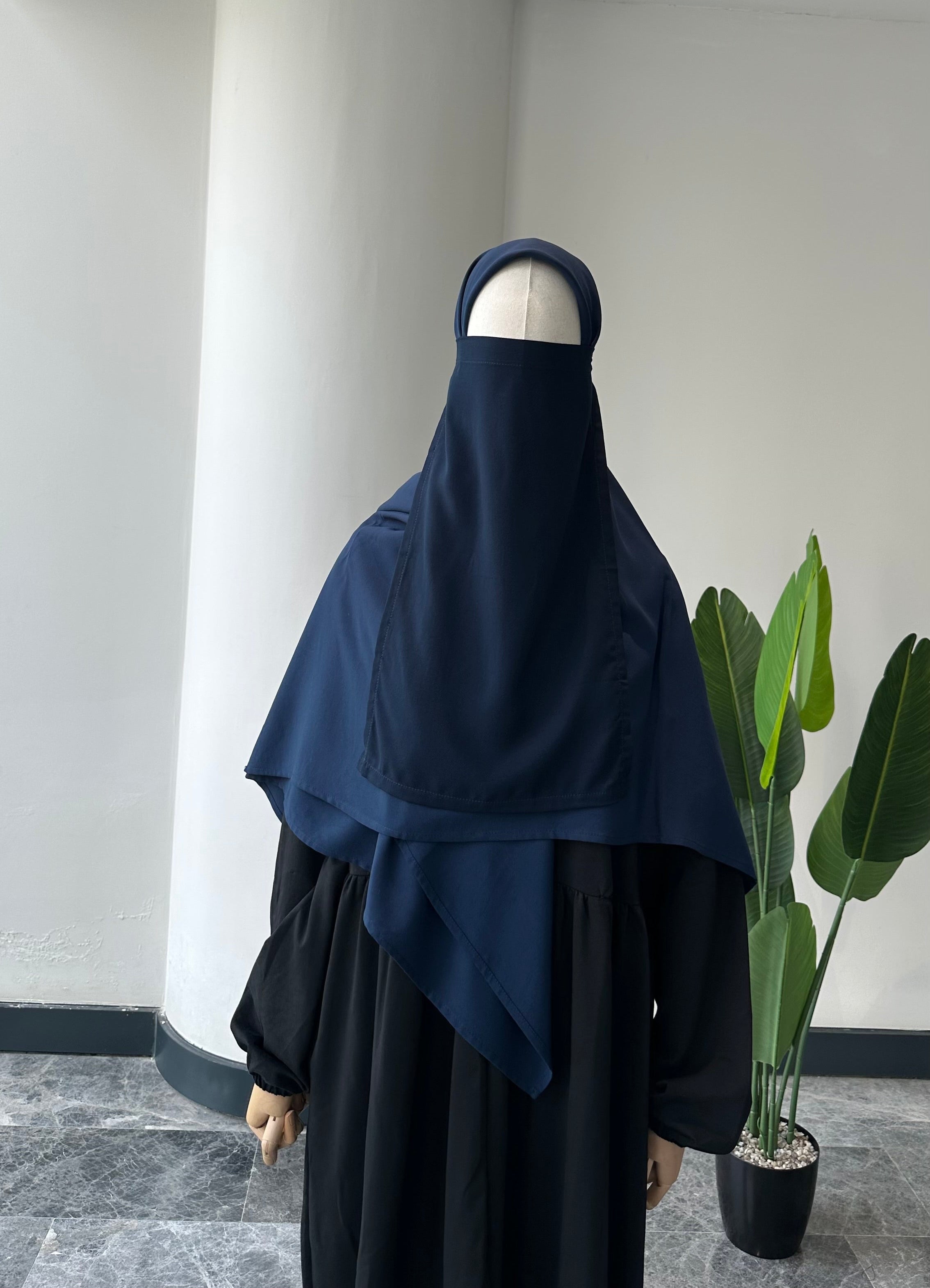 Bambu Viskon /İç peçe  - Lacivert