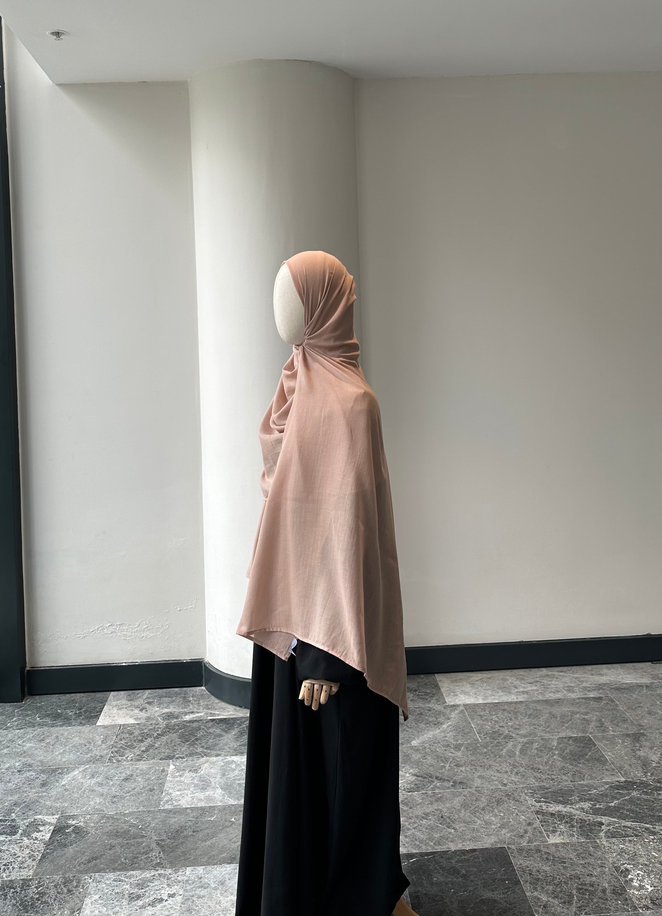 Saf pamuk şal -pudra