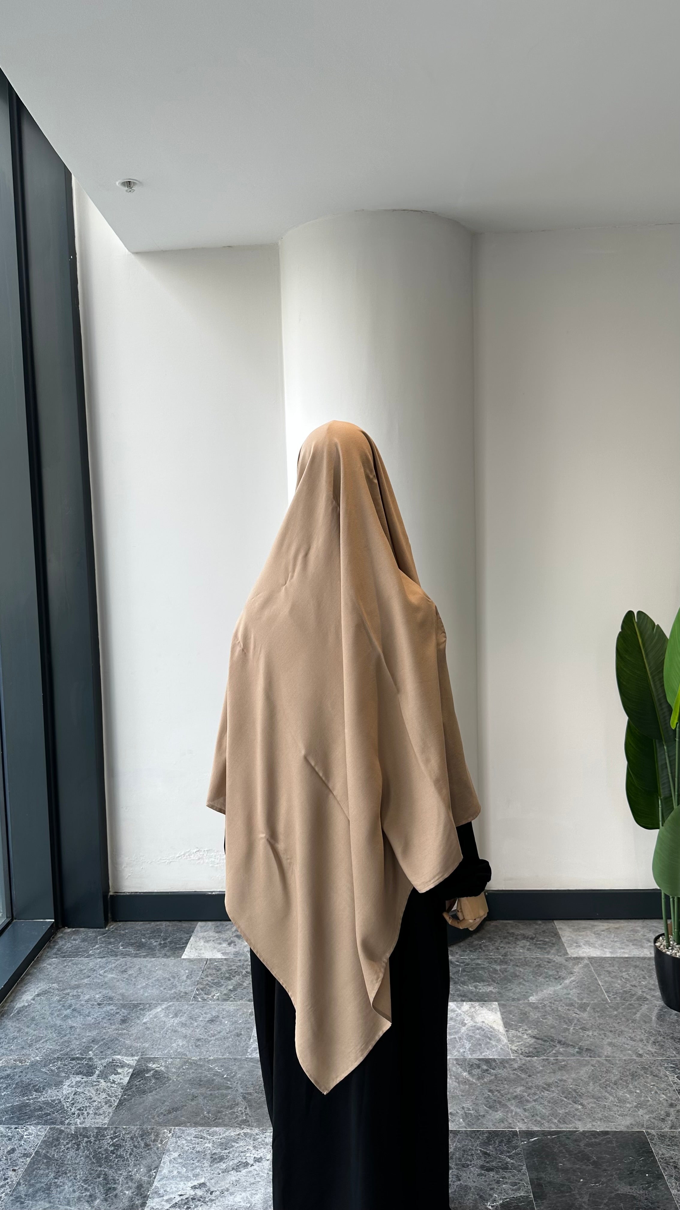 Bambu Viskon-Eşarp/Latte 140 cm