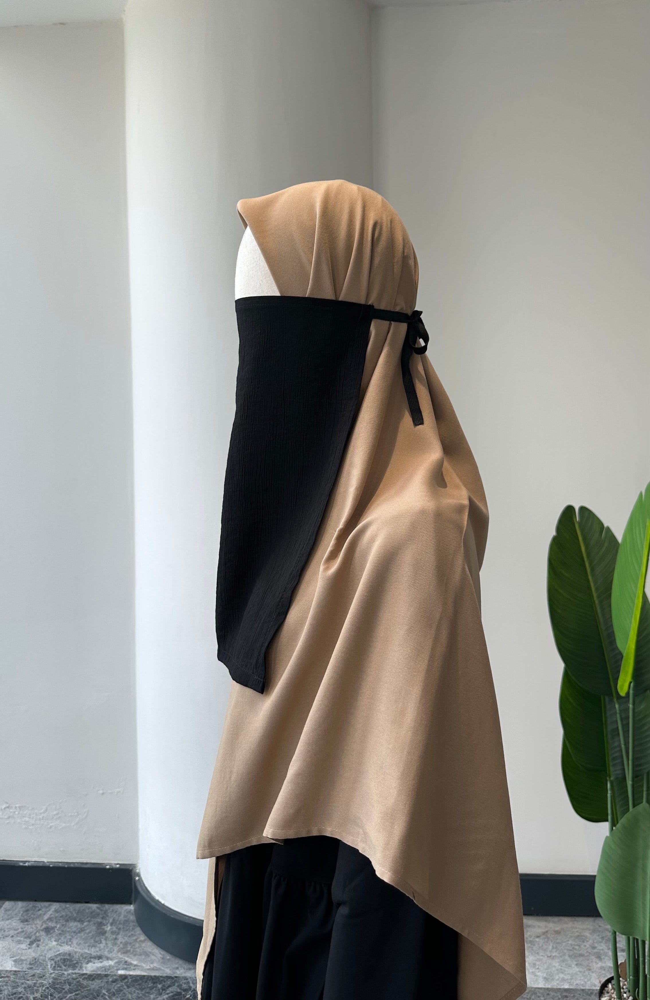 Premium Bürümcük/ İç Peçe - Siyah