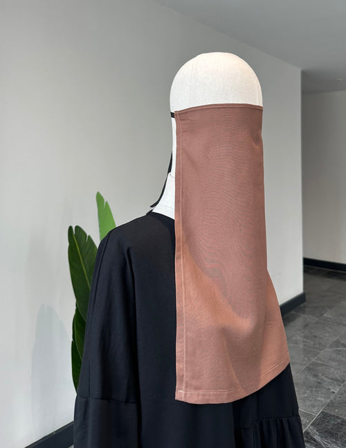 Bambu Viskon /İç peçe  - Kahve