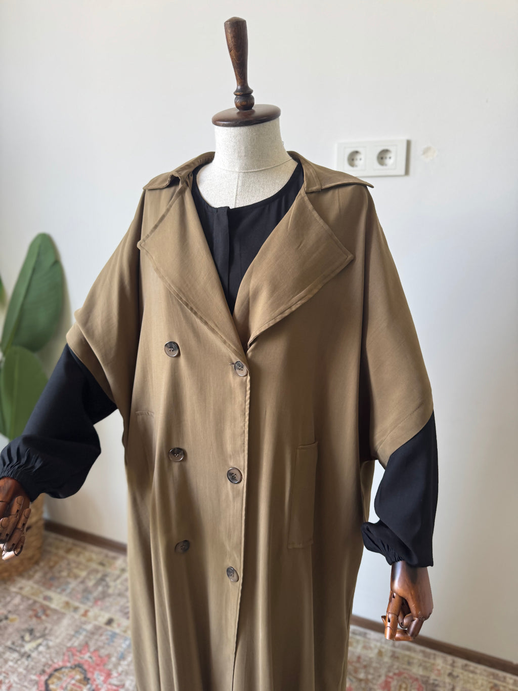 Tensel Pamuk Gabardin/ Trench Panço- Haki