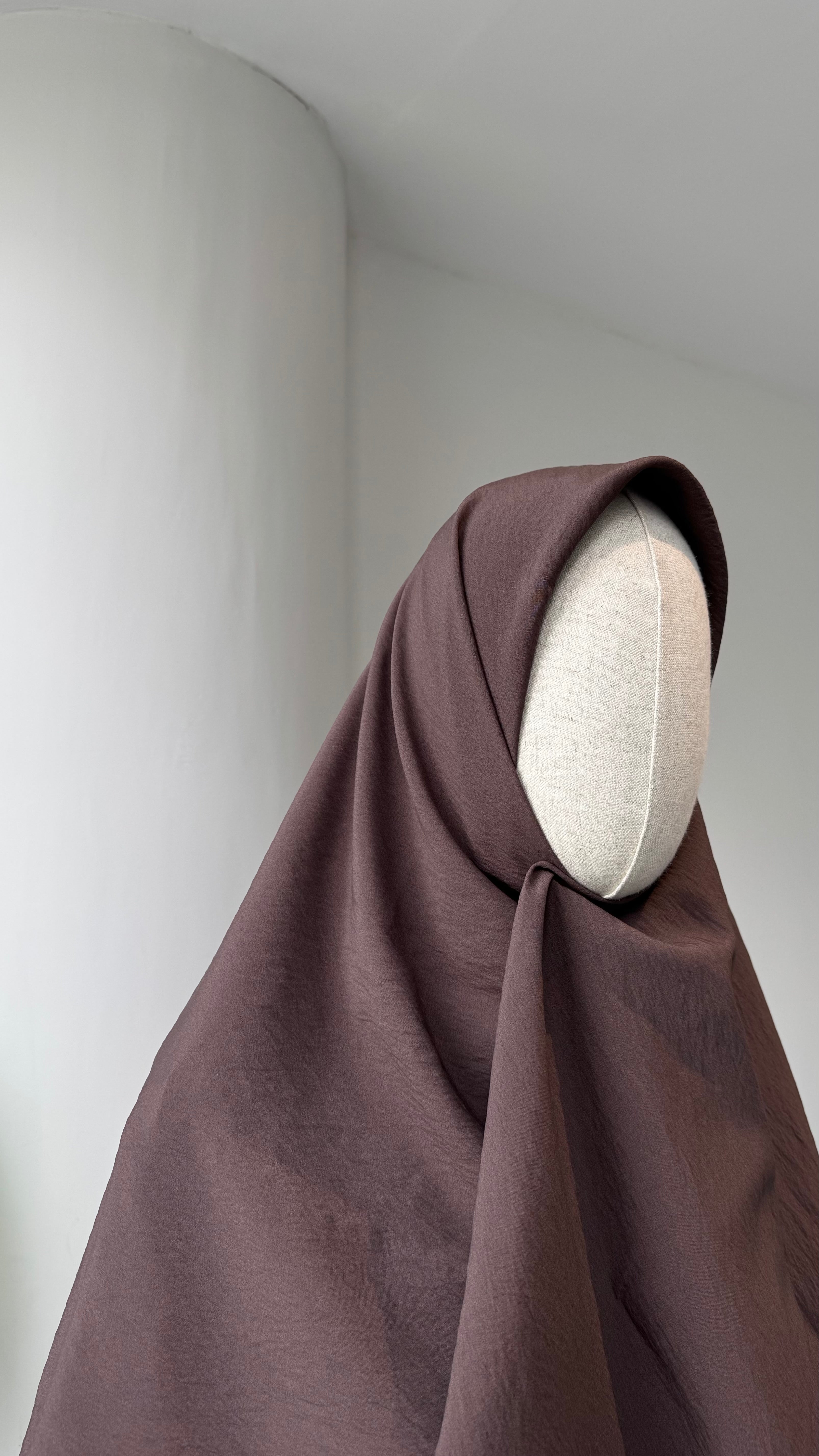 Tencel Kupra/ Eşarp - Kahve|130*130