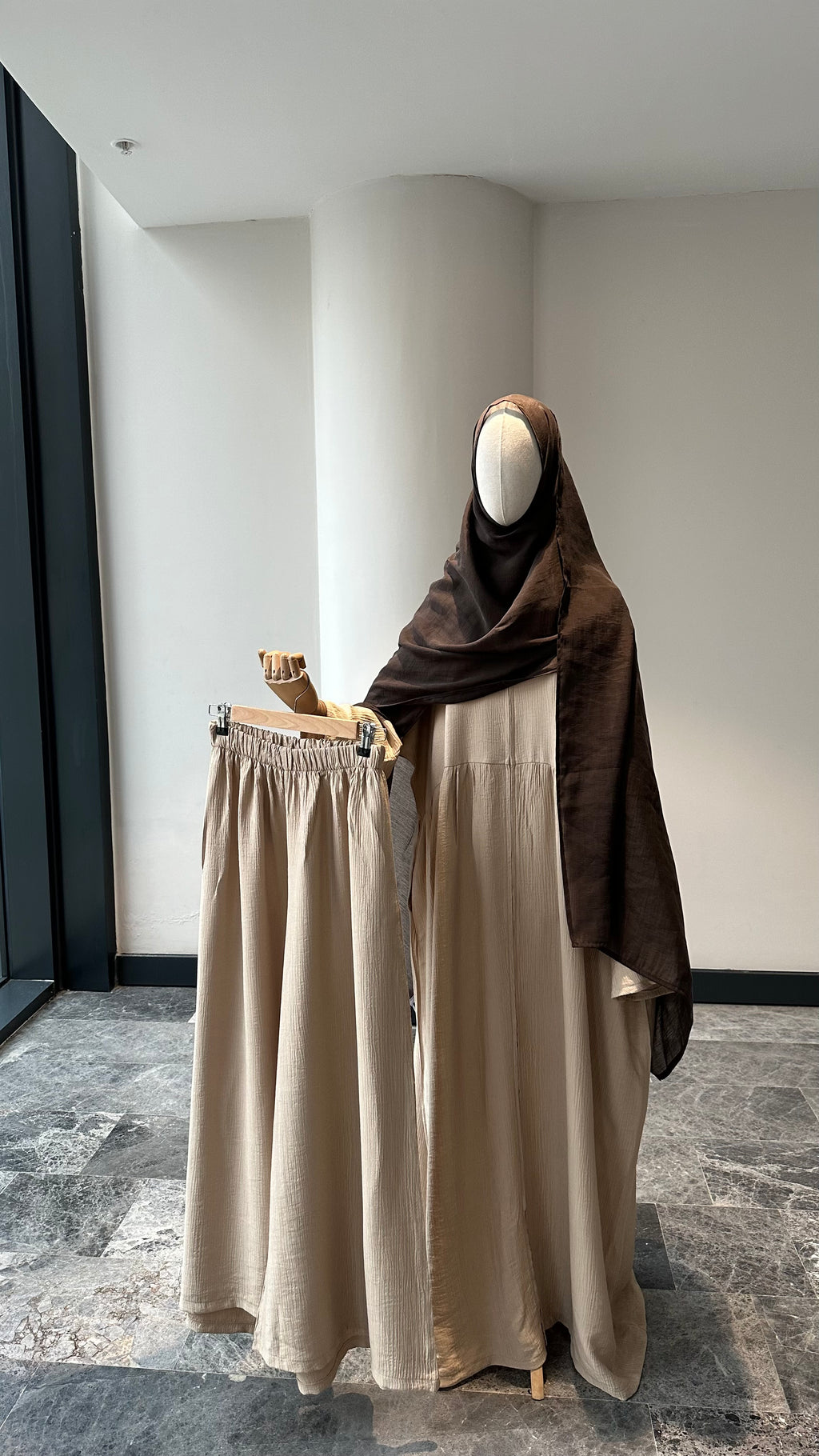 Kum beji -Robalı umre takımı  - ferace | pantolon