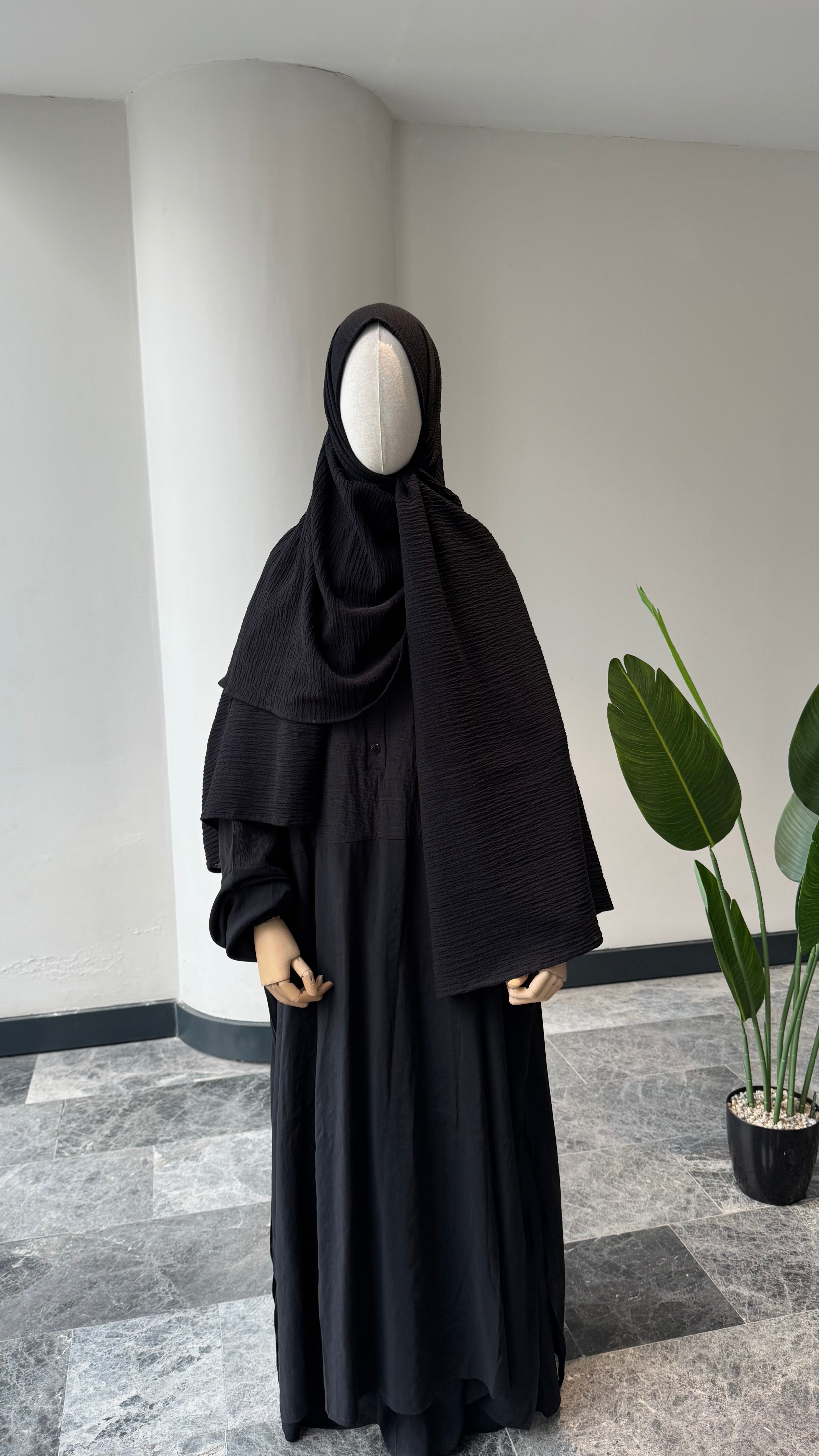 Hesna cilbab takımı -siyah