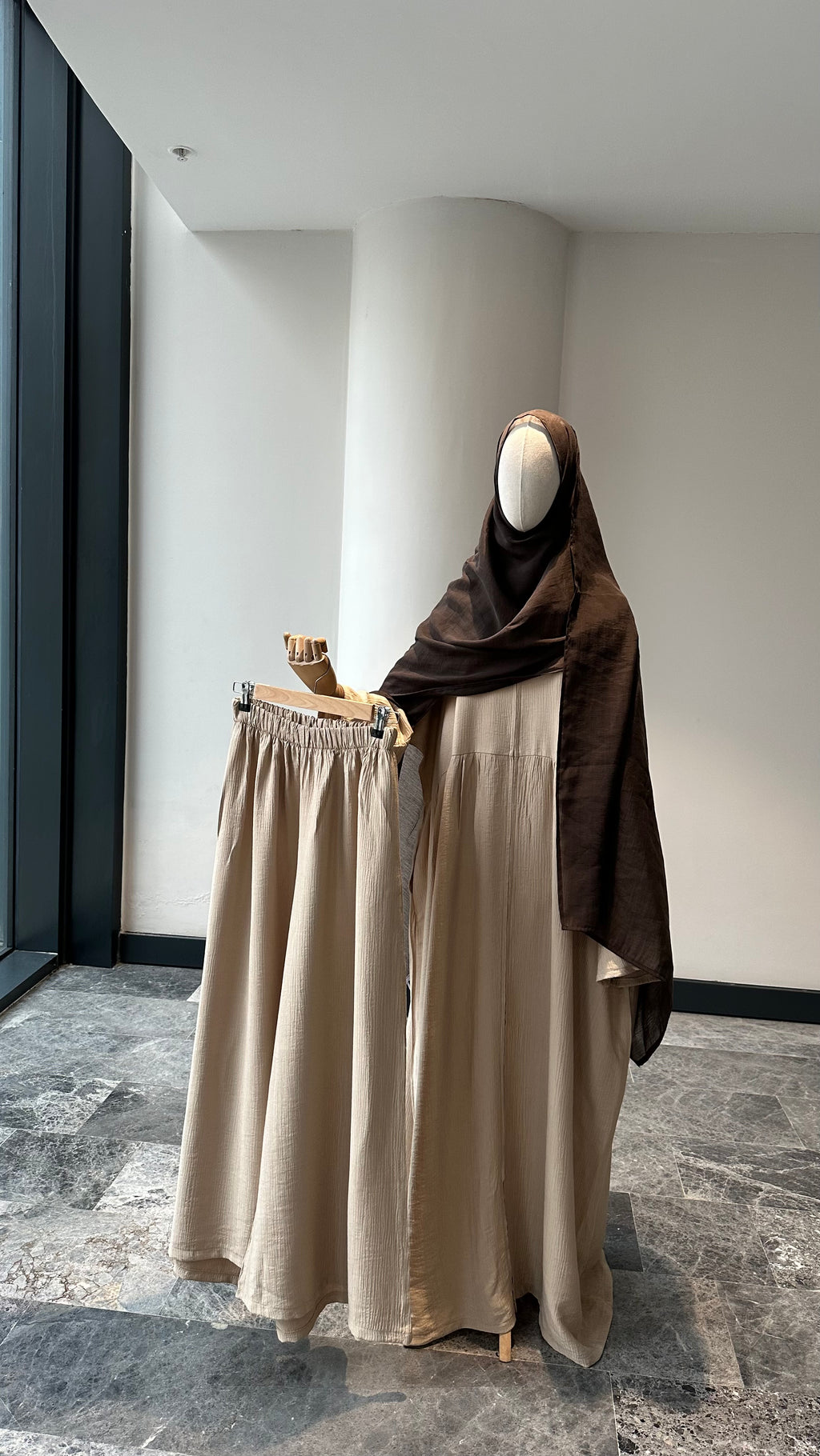 Kum beji -Robalı umre takımı  - ferace | pantolon