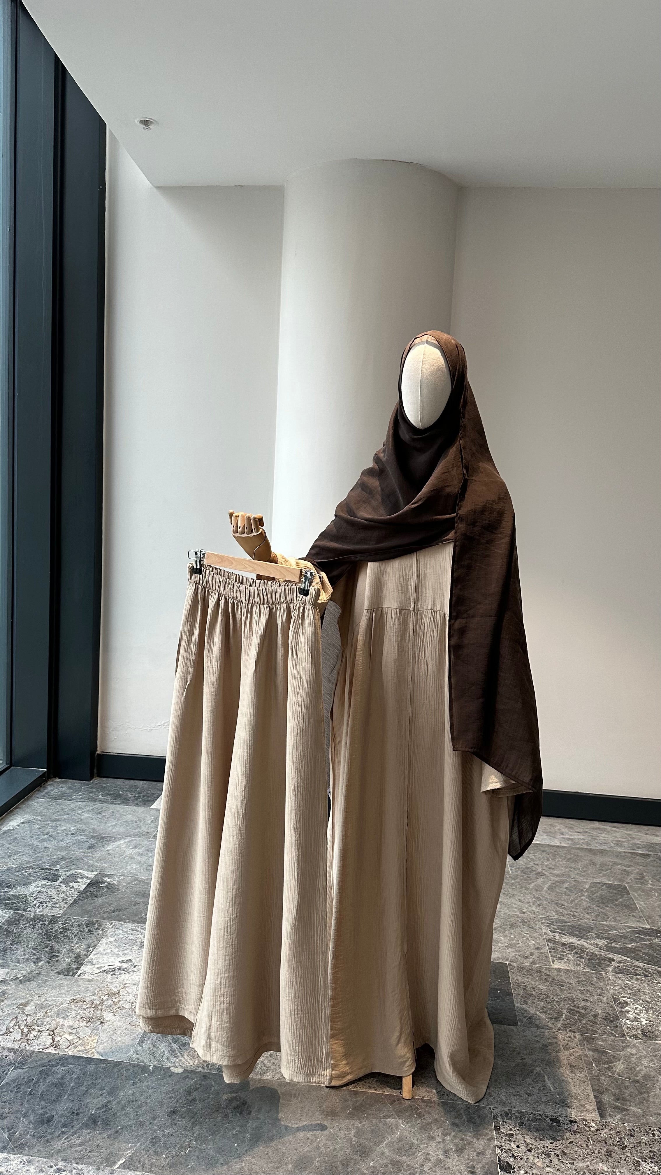 Kum beji -Robalı umre takımı  - ferace | pantolon