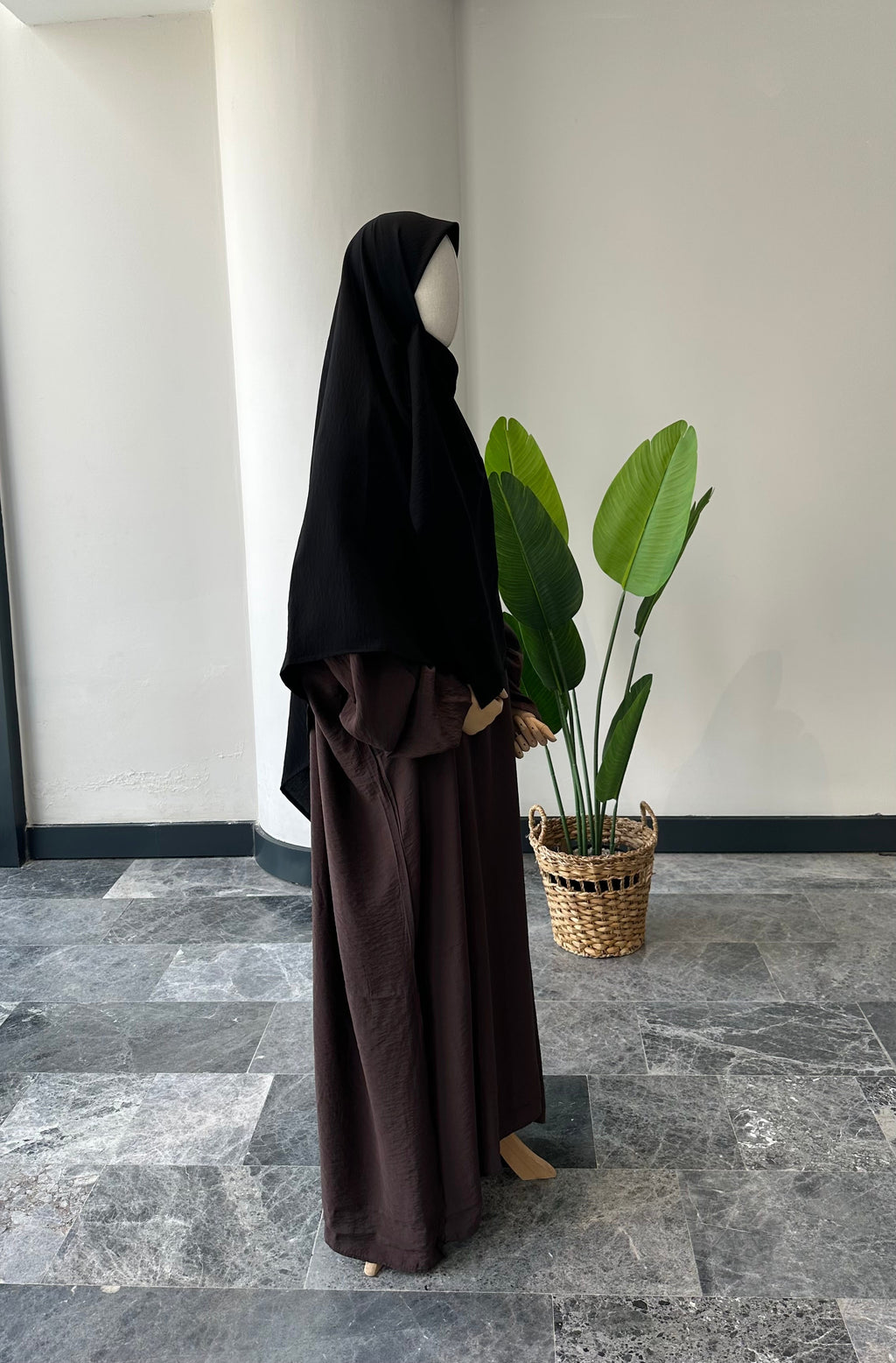 Tencel Kupra/ Eşarp - Siyah 120*120