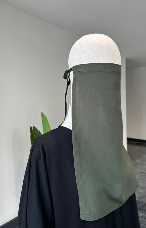 Bambu Viskon /İç peçe  - Haki