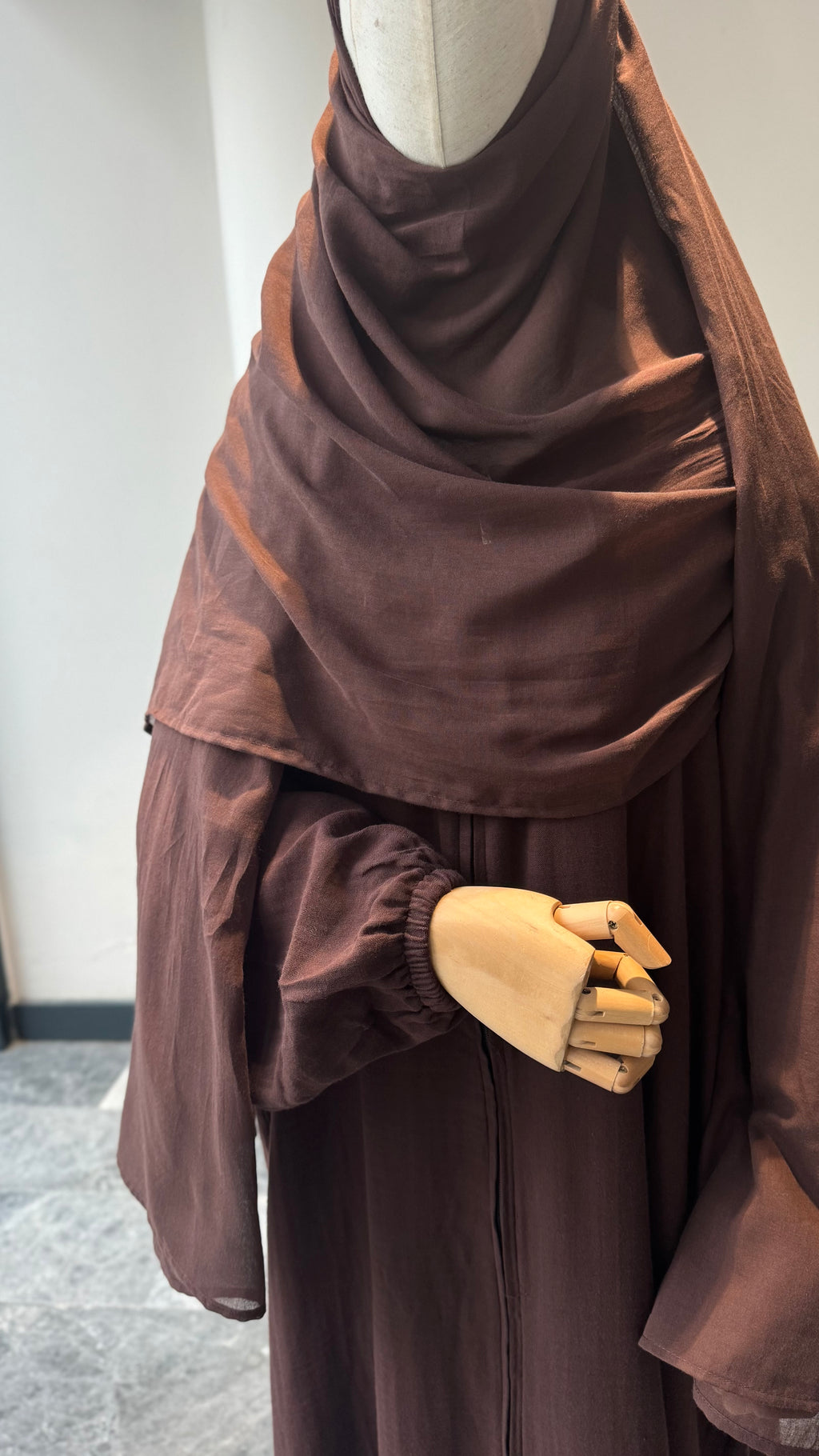 Mekka takım kahve - şalvarlı | fermuarlı