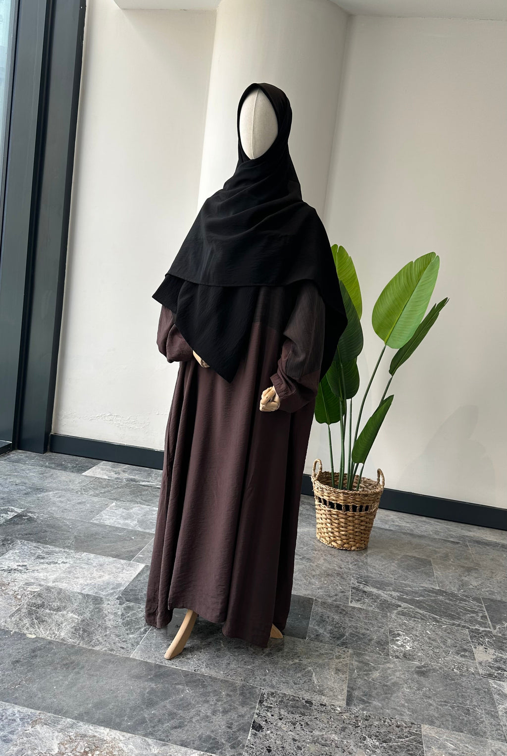 Tencel Kupra/ Eşarp - Siyah 120*120