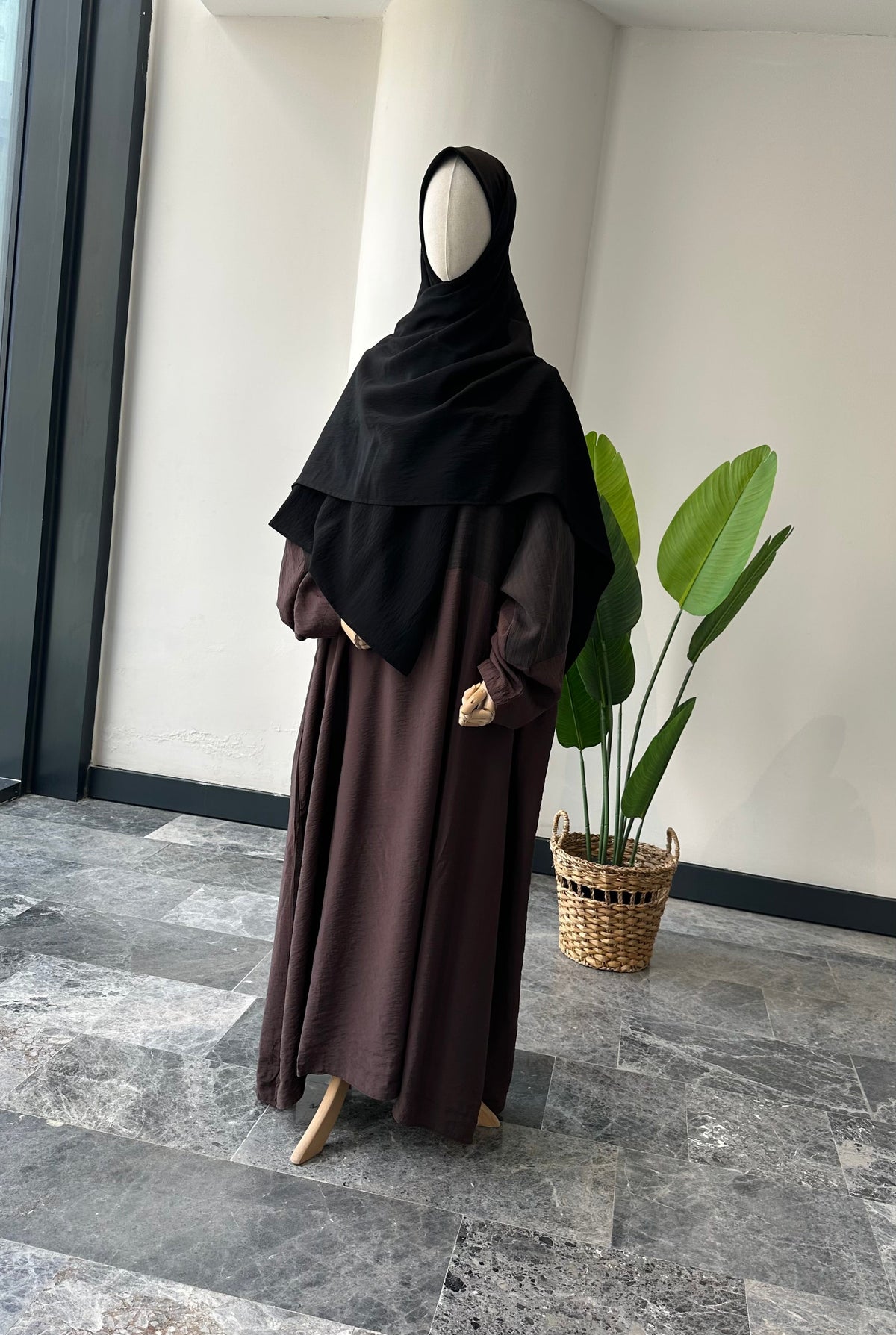 Tencel Kupra/ Eşarp - Siyah 120*120