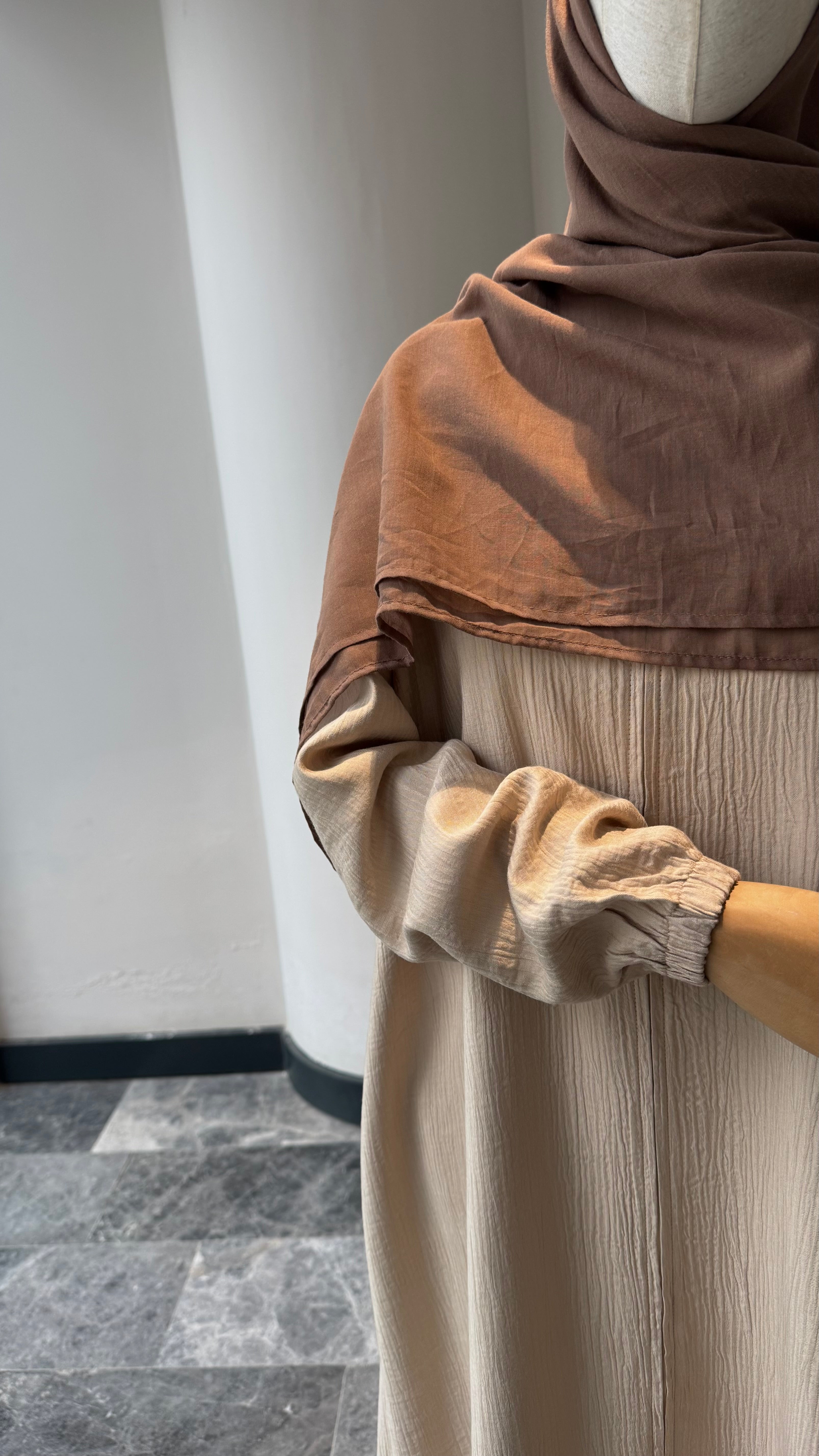 Kum beji-Robasız  umre takımı- ferace | pantolon