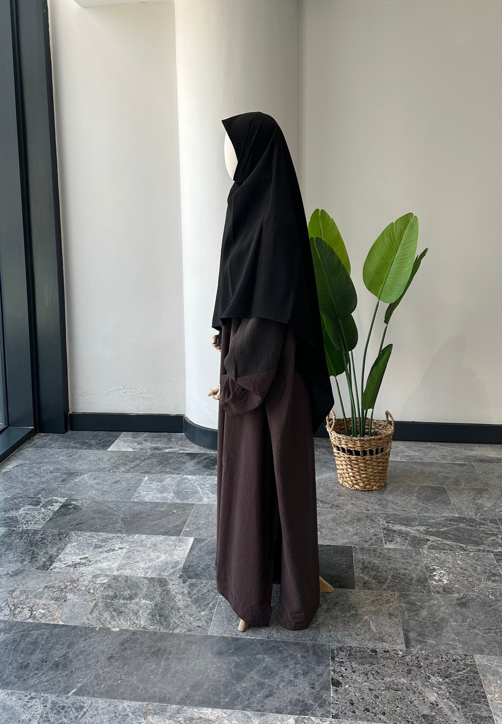 Tencel Kupra/ Eşarp - Siyah|130*130