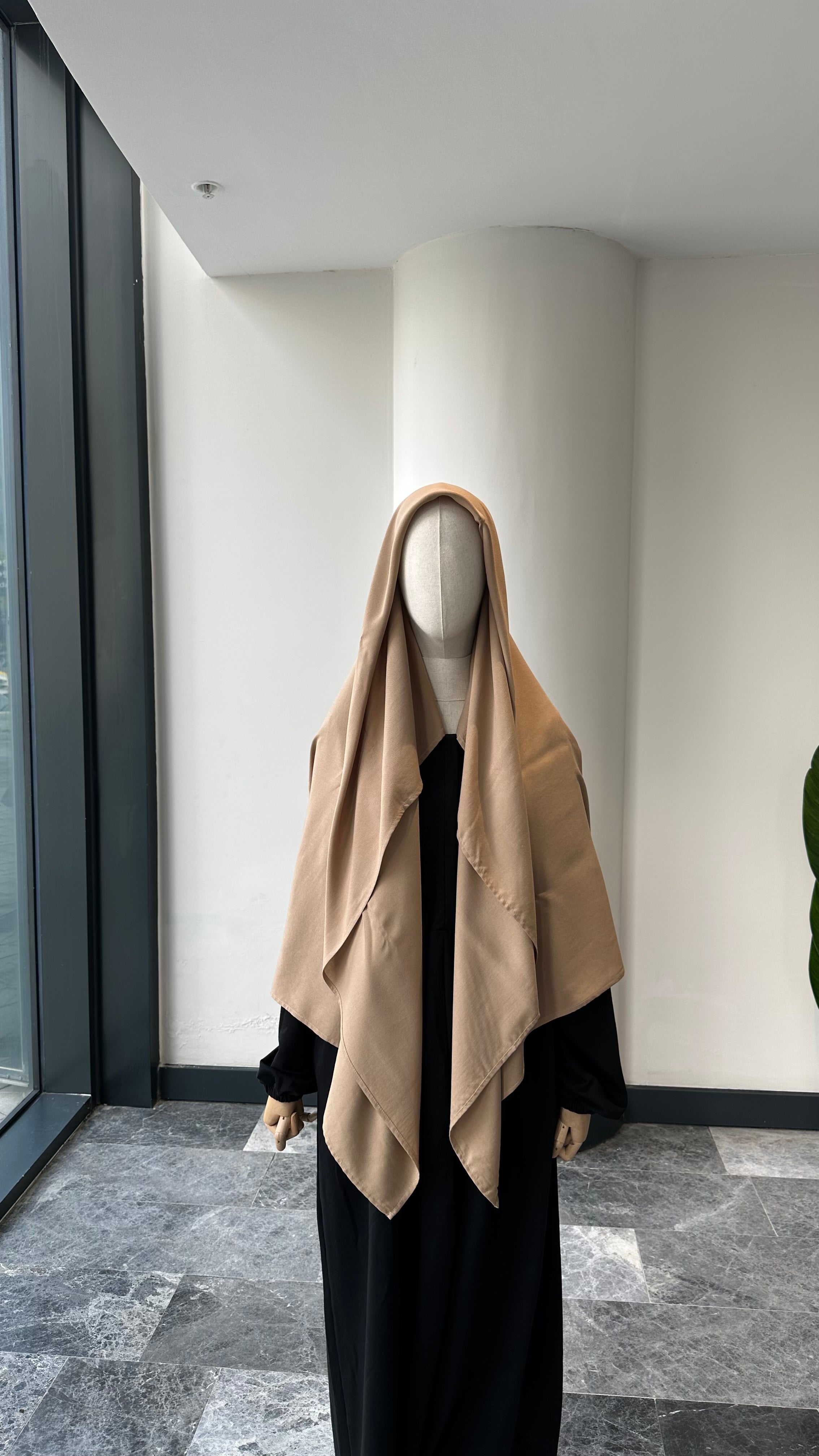 Bambu Viskon-Eşarp/Latte 140 cm