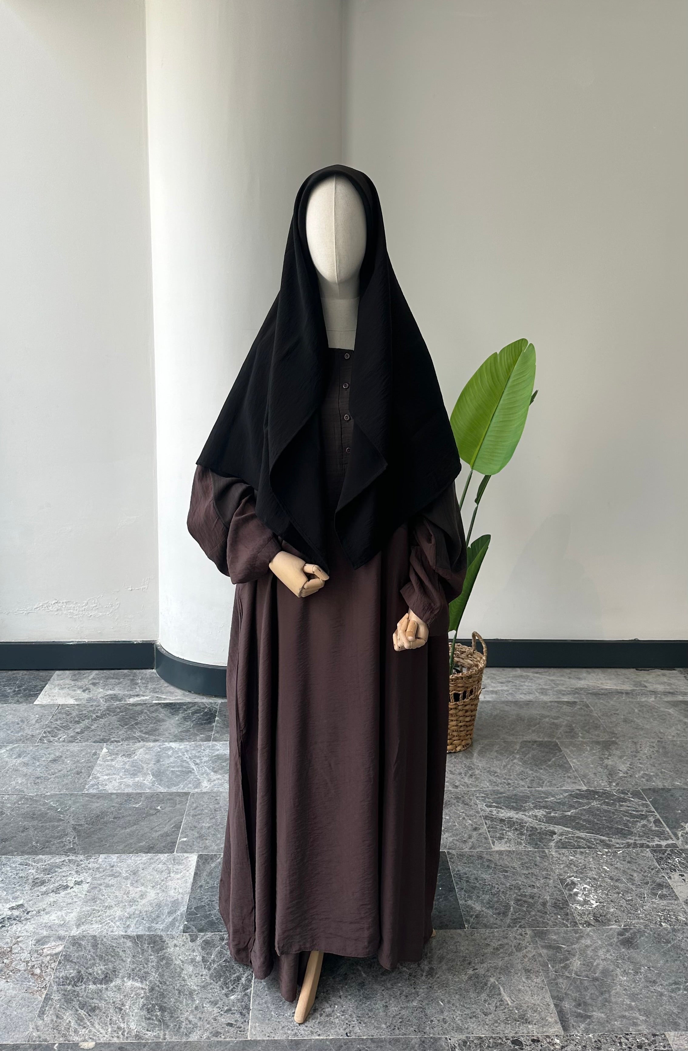 Tencel Kupra/ Eşarp - Siyah|110*110