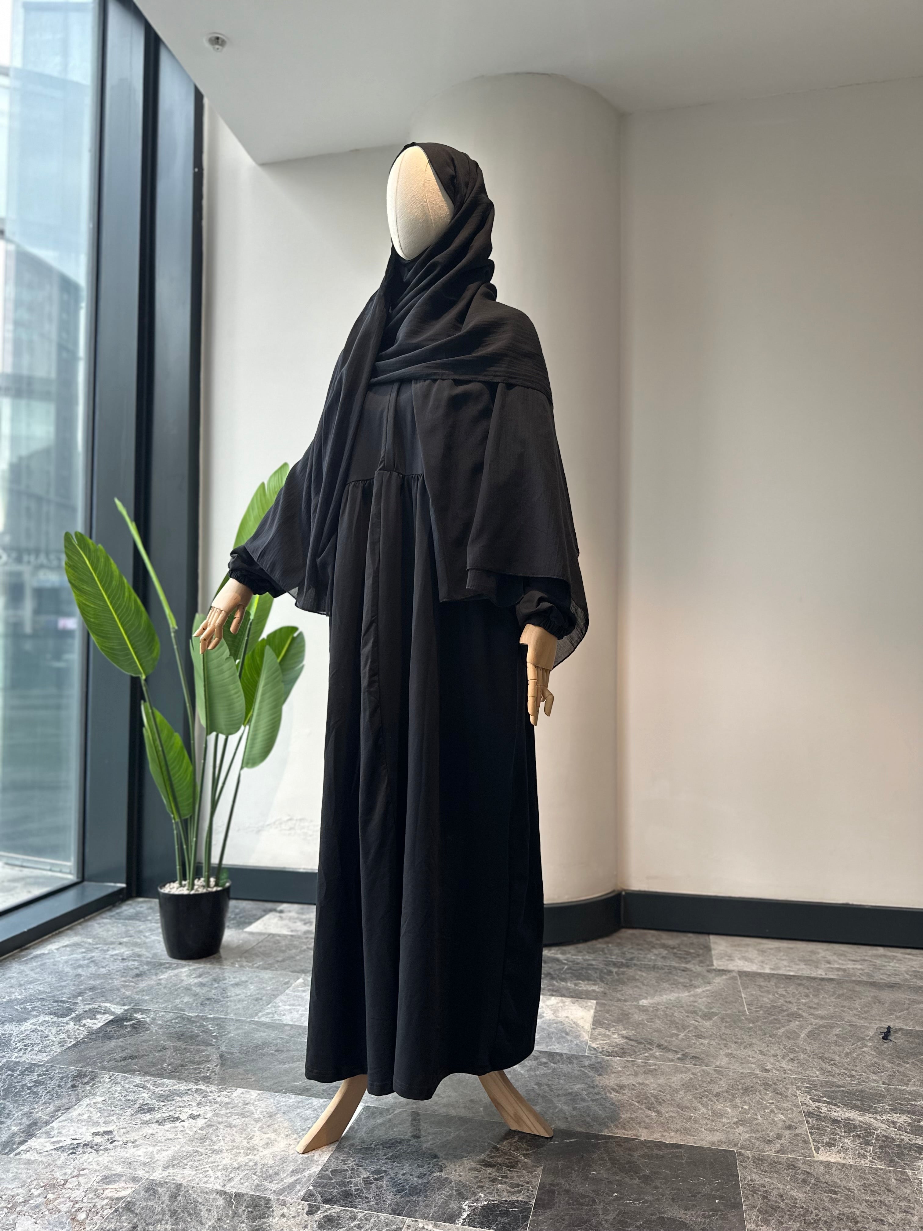 Sweat robalı  ferace - siyah