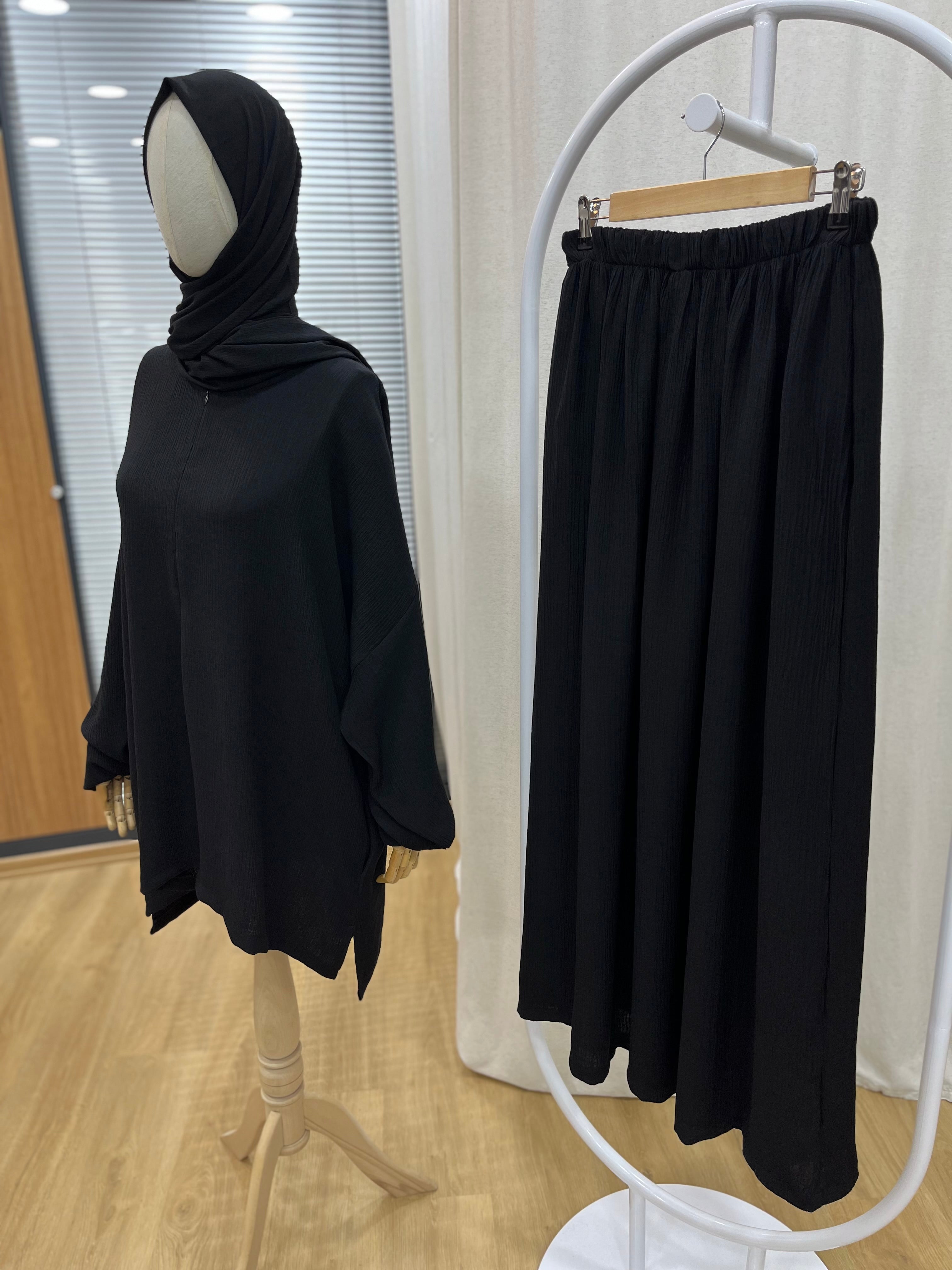 Bürümcük etek -siyah