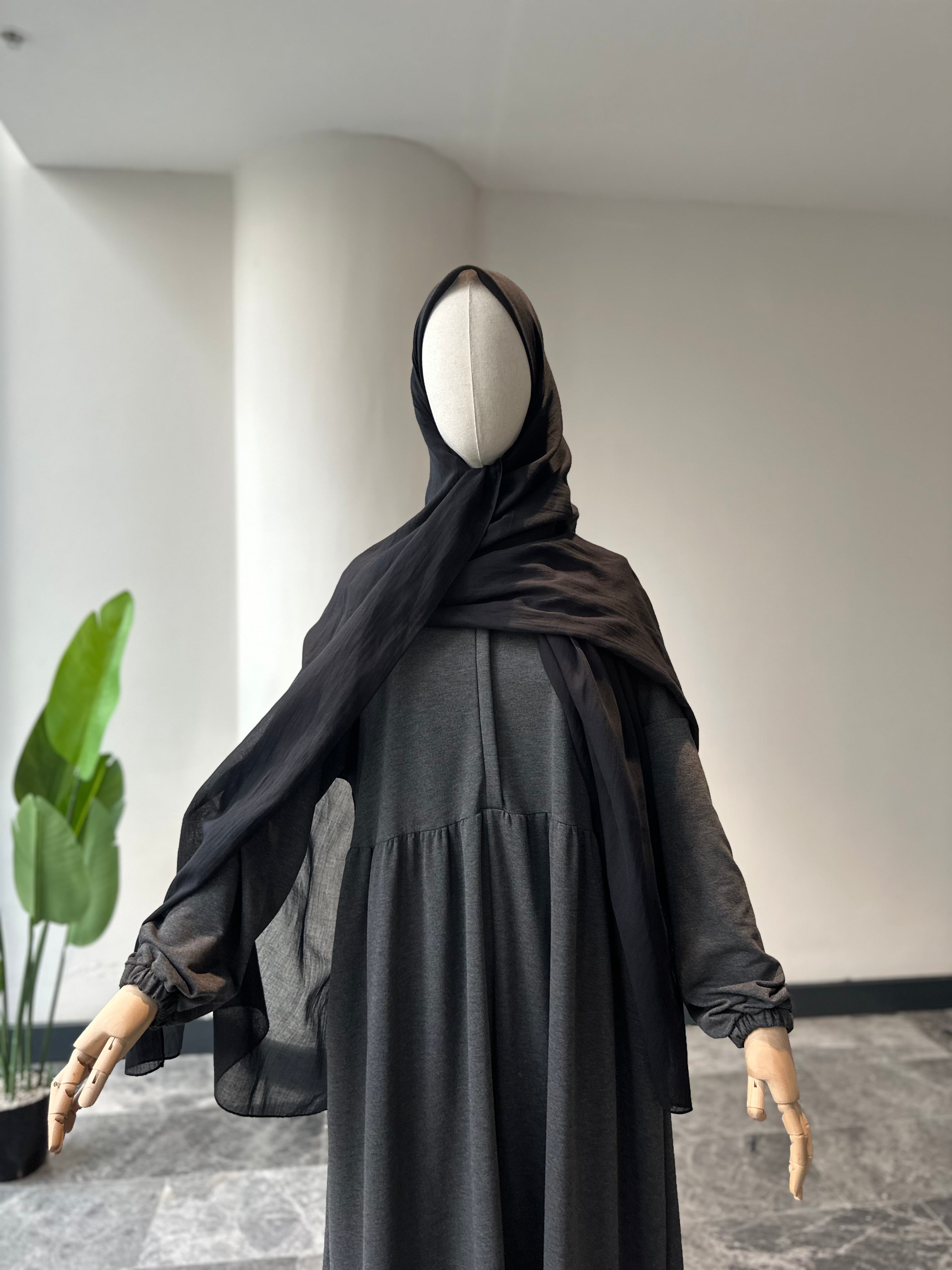 Sweat robalı ferace - antrasit