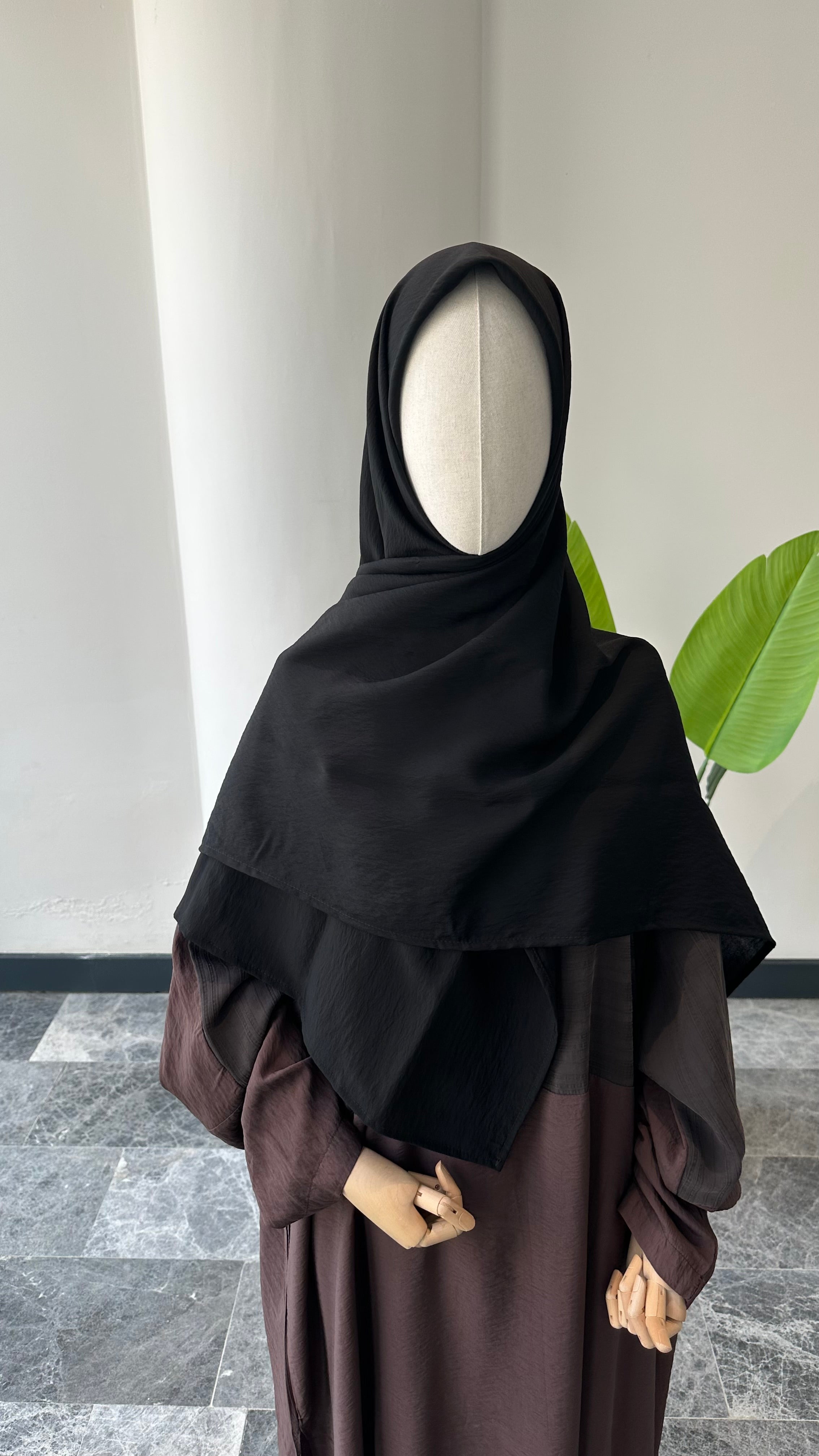 Tencel Kupra/ Eşarp - Siyah|110*110