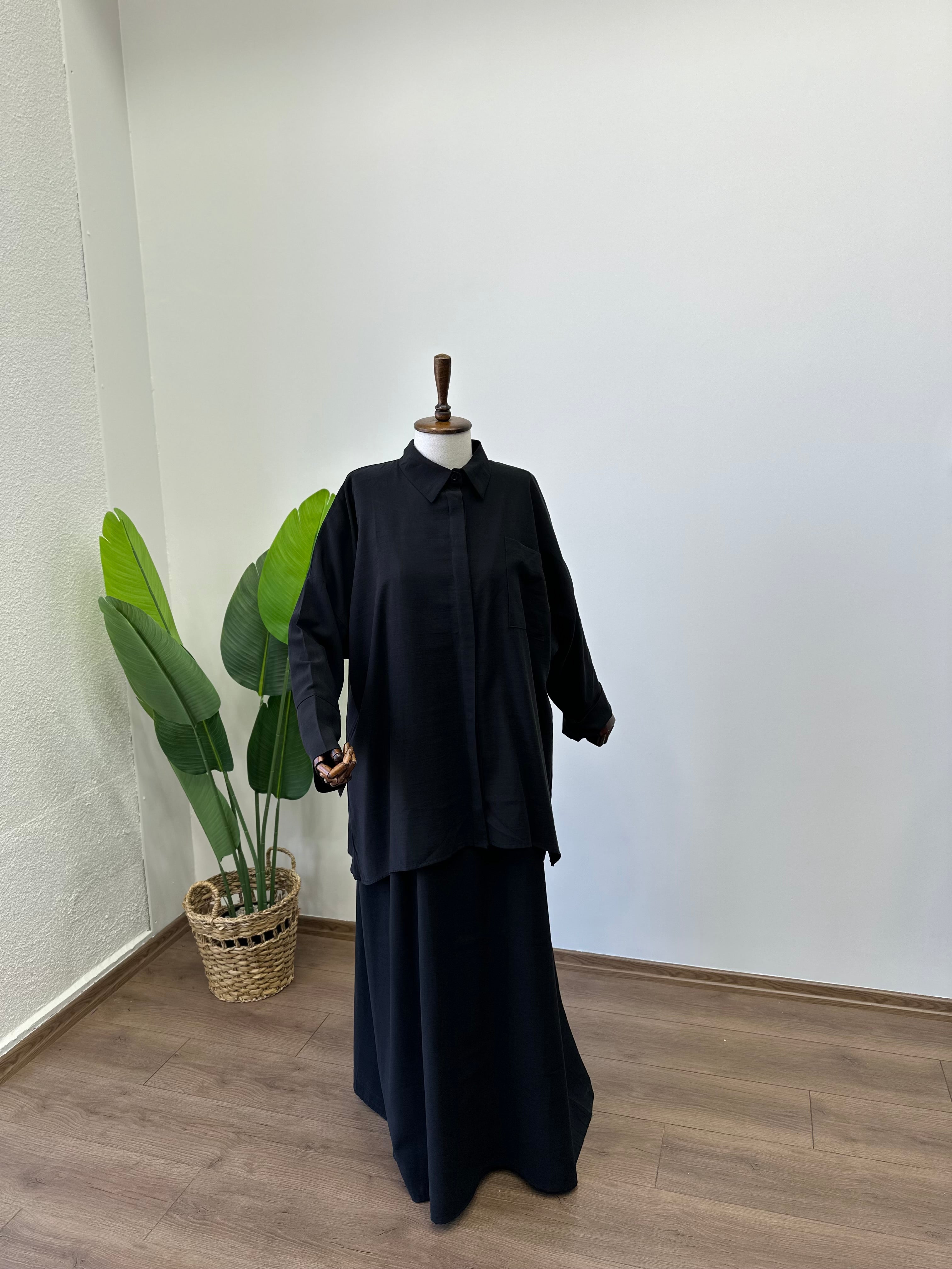 Hana elbise / Siyah