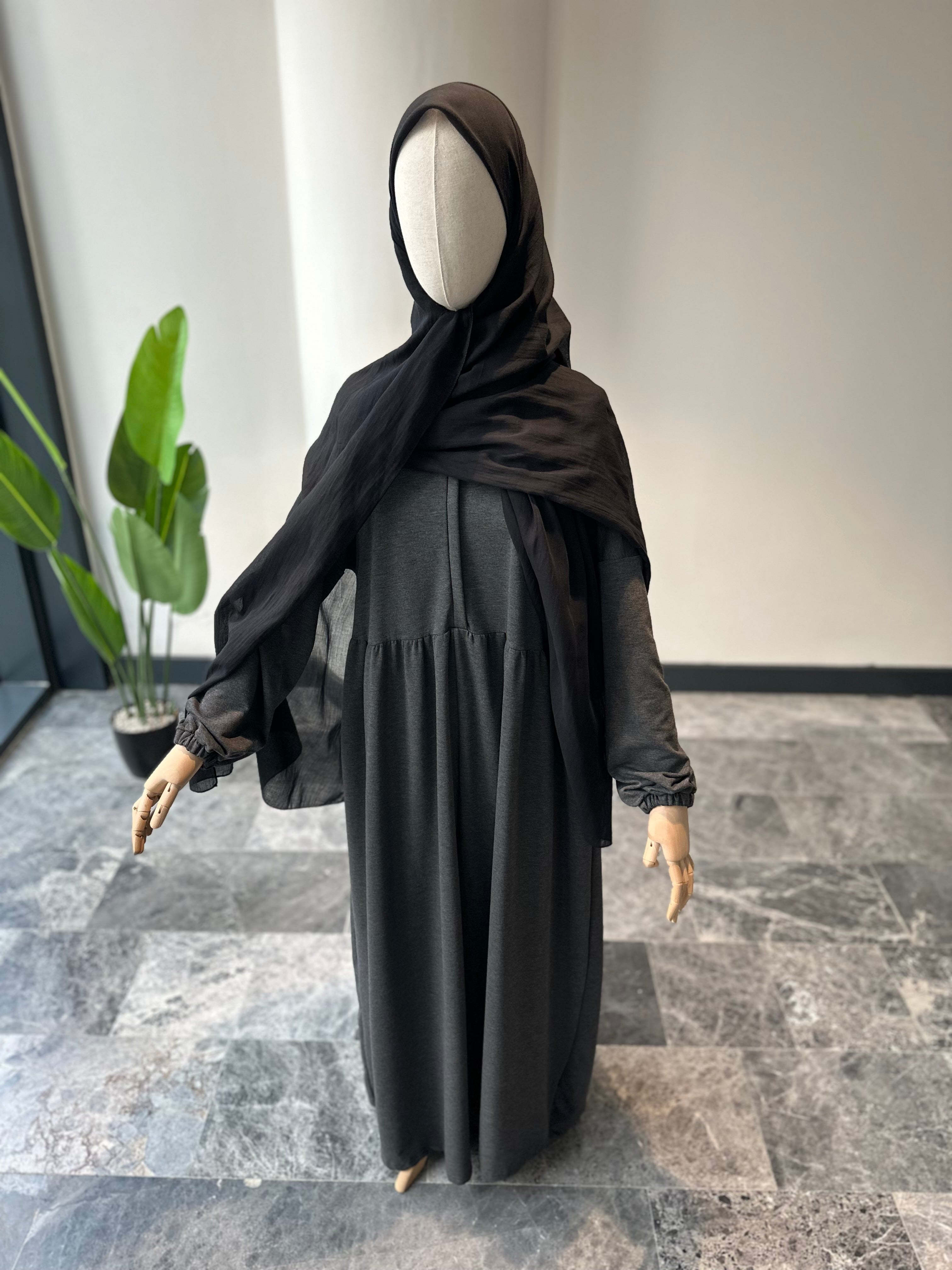 Sweat robalı ferace - antrasit