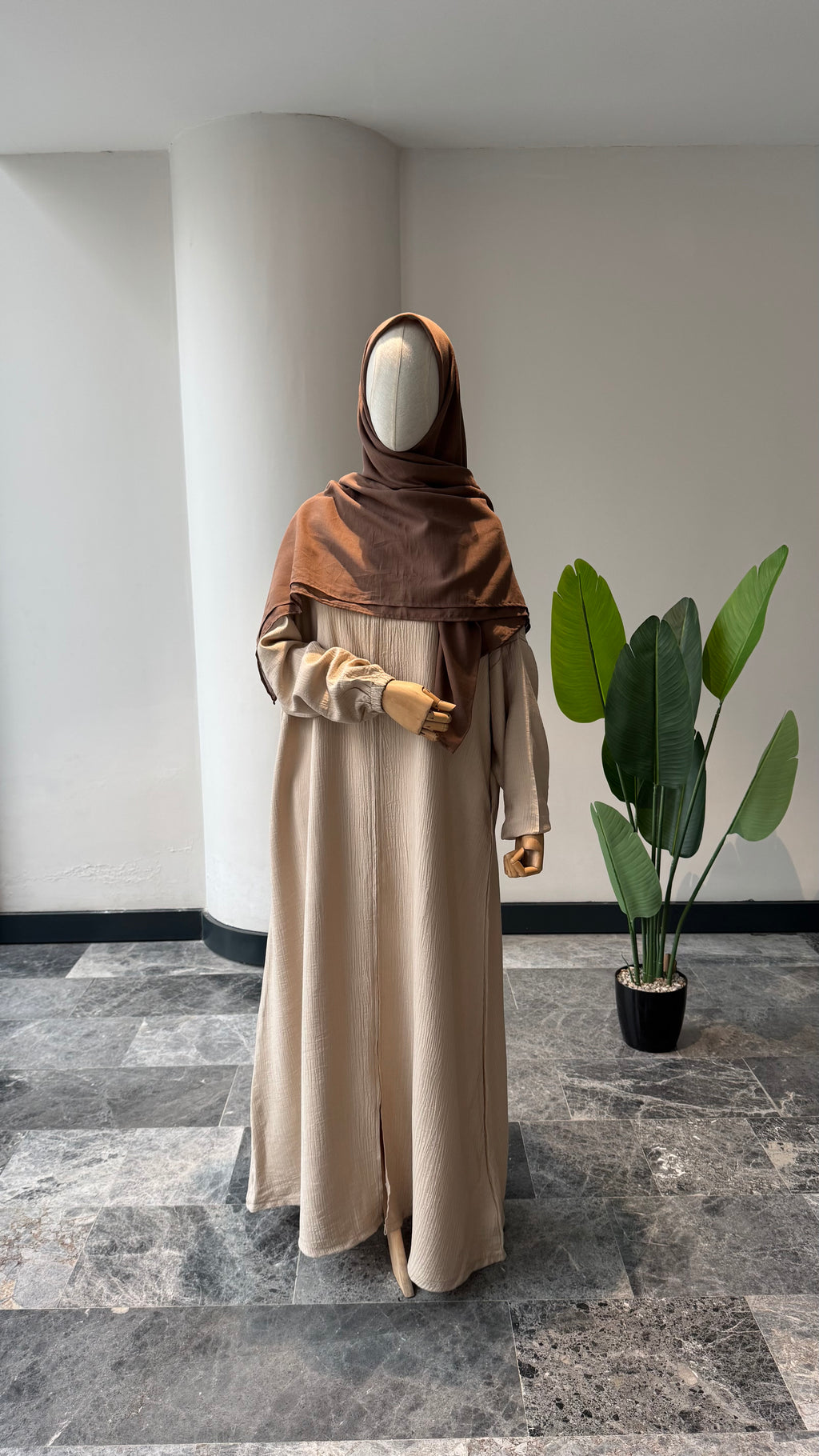 Kum beji-Robasız  umre takımı- ferace | pantolon