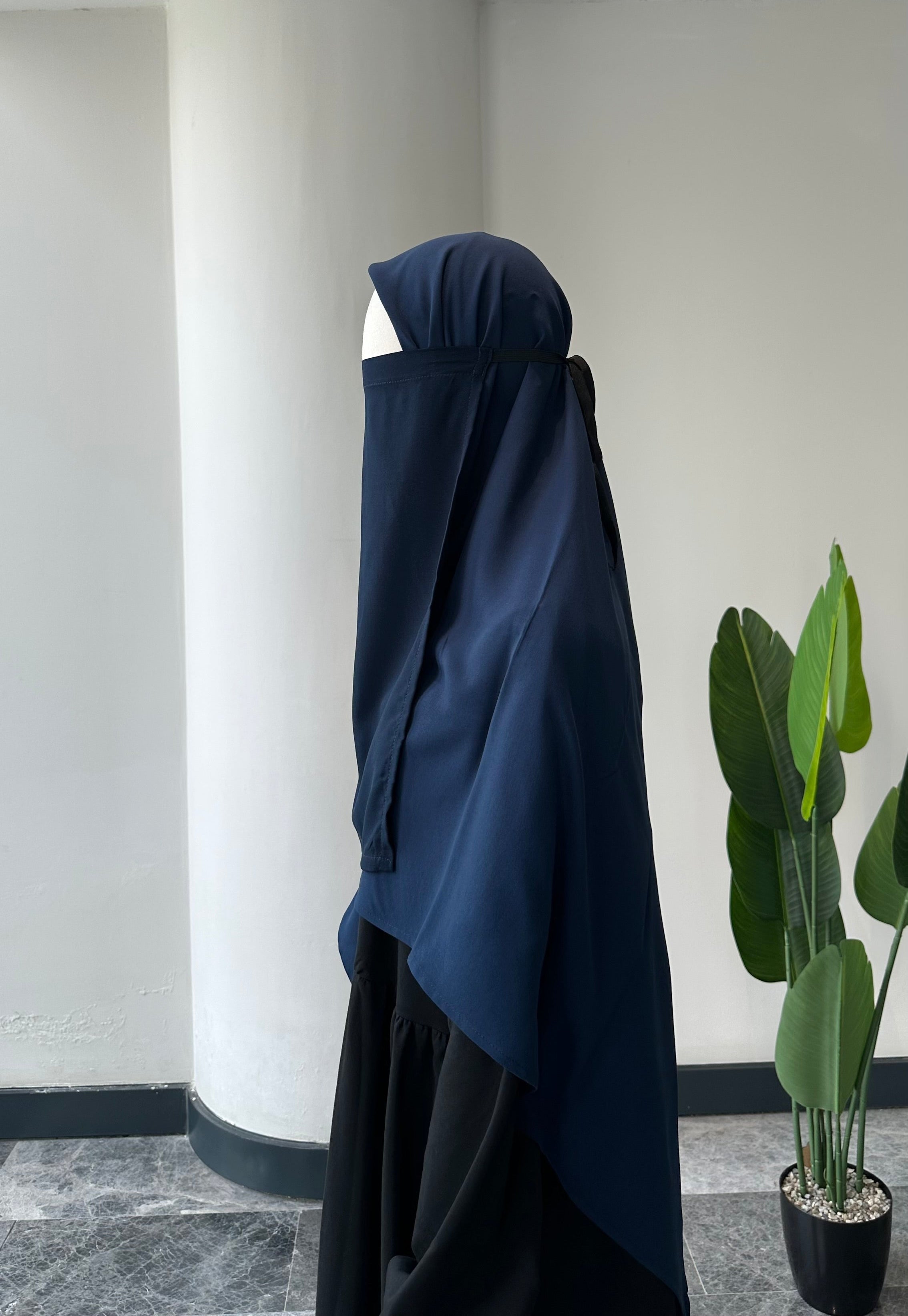 Bambu Viskon /İç peçe  - Lacivert