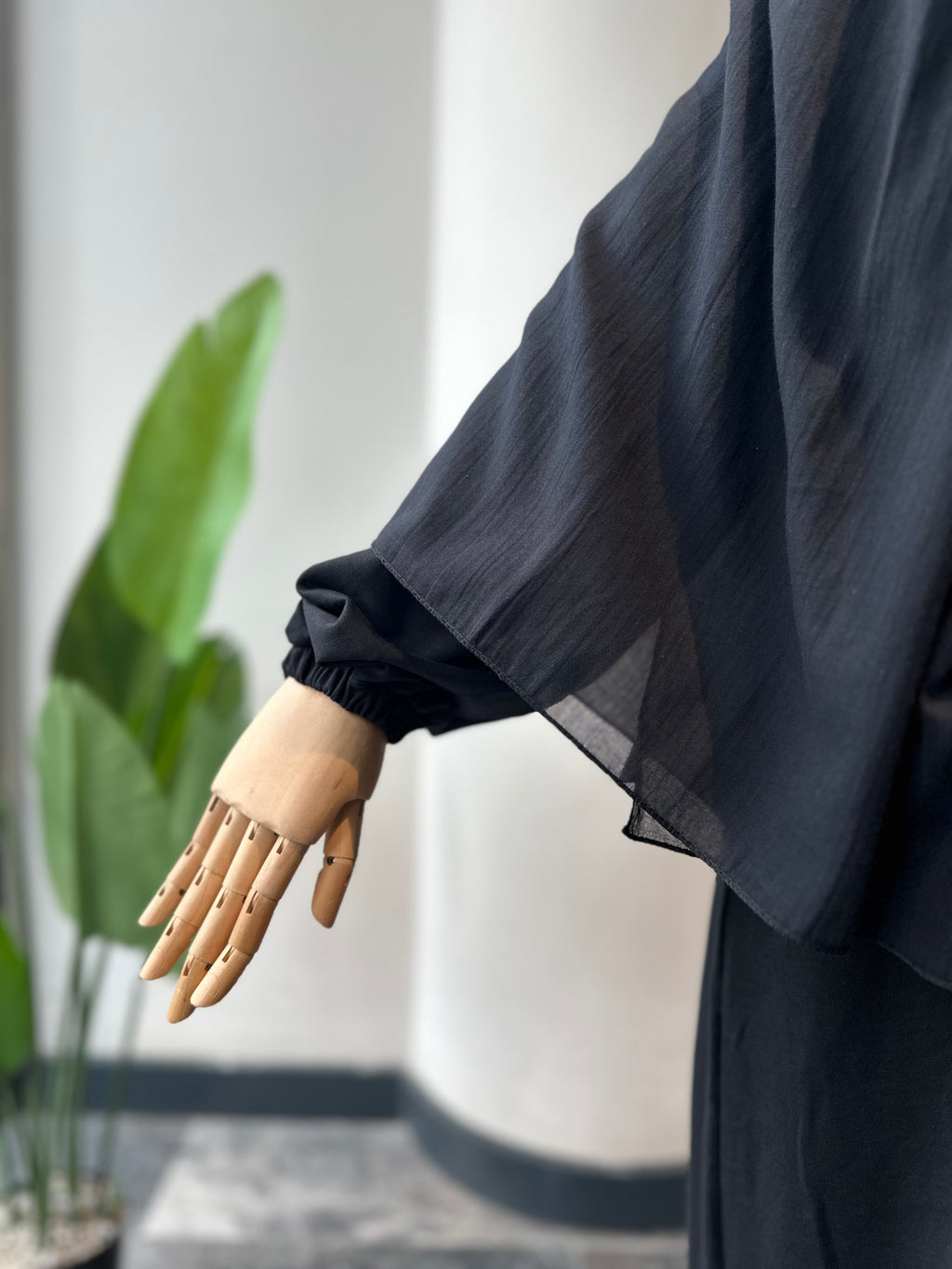 Sweat robalı  ferace - siyah