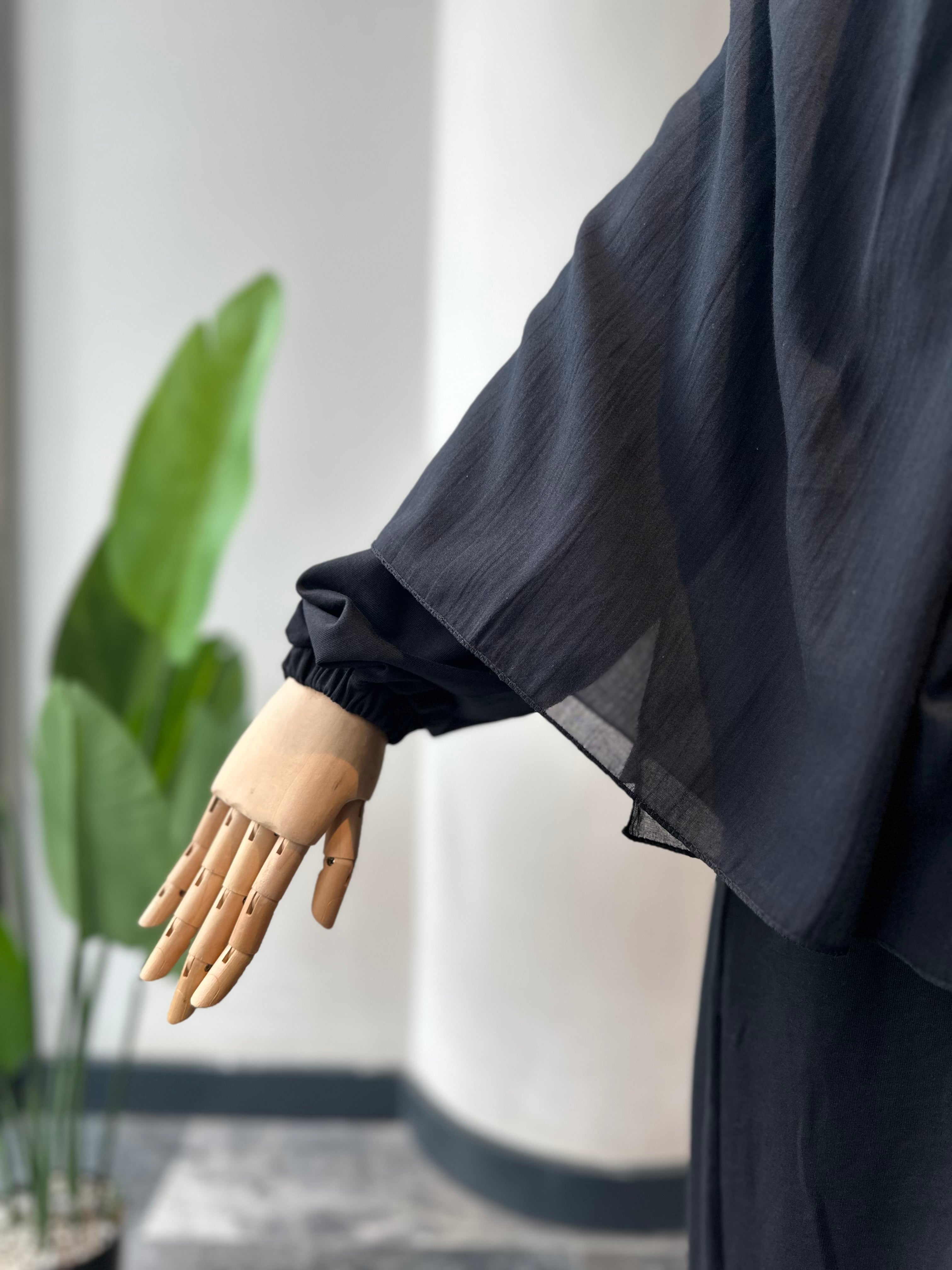 Sweat robalı  ferace - siyah