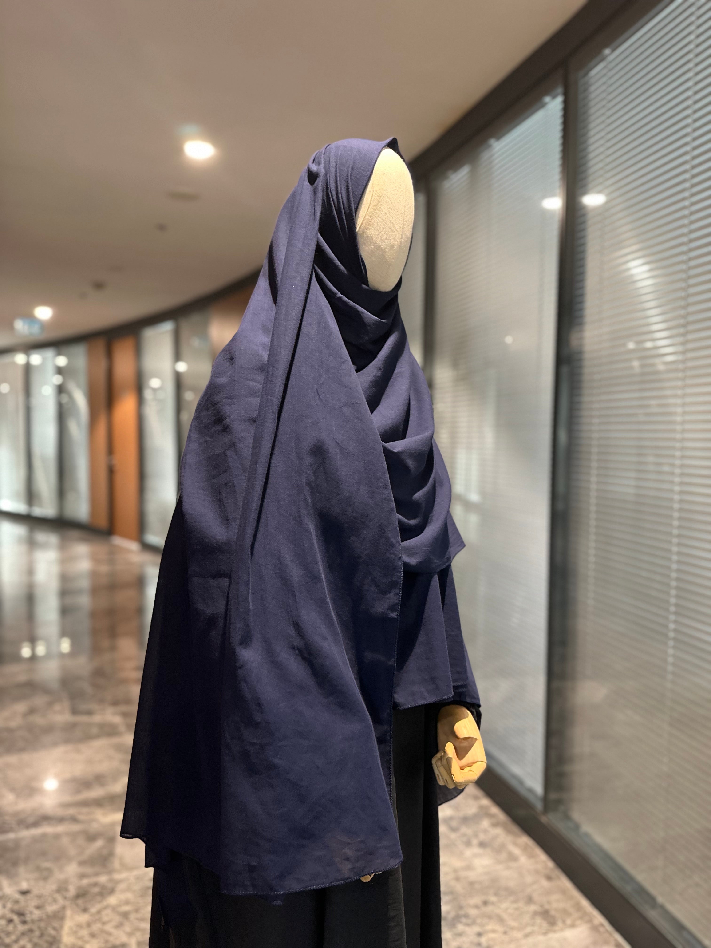 Pamuk şal -lacivert