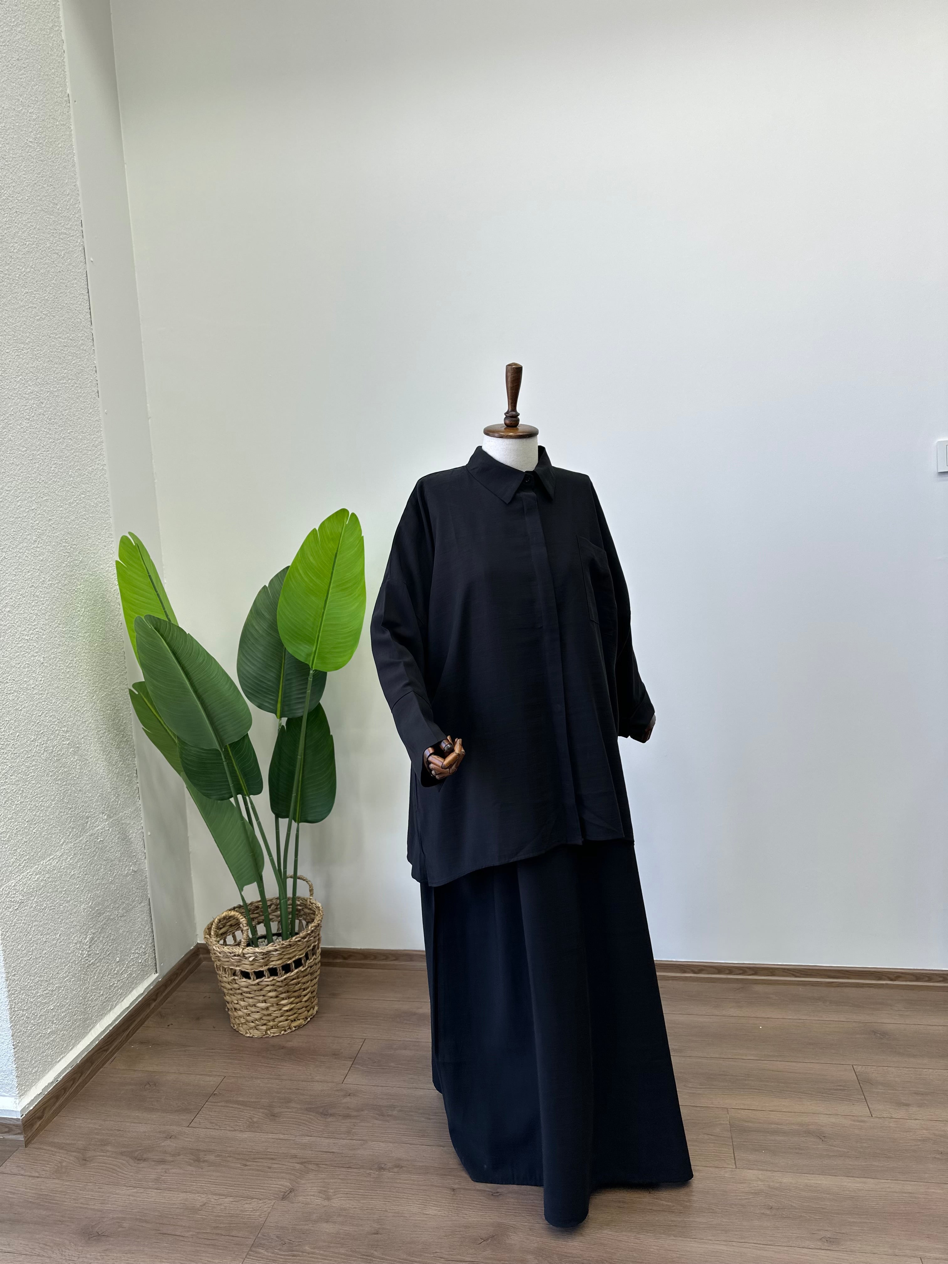 Hana elbise / Siyah