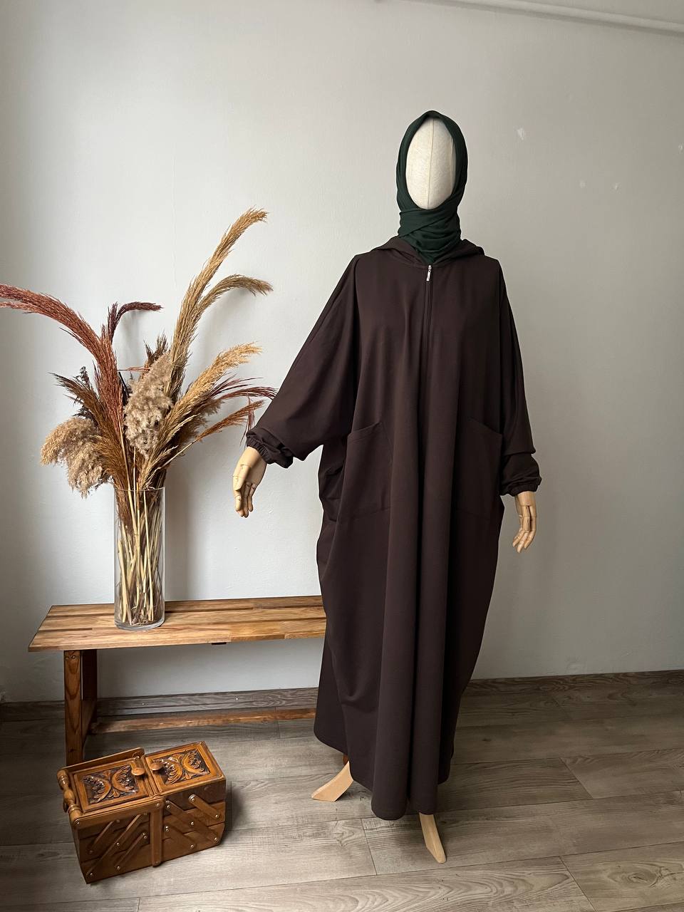 Sweat panço - kahve | fermuar