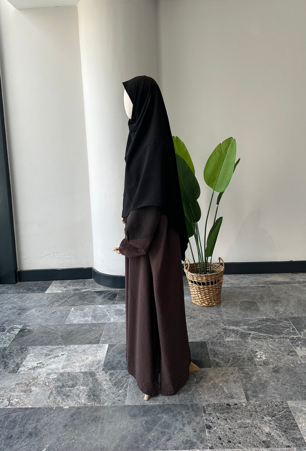 Tencel Kupra/ Eşarp - Siyah 120*120