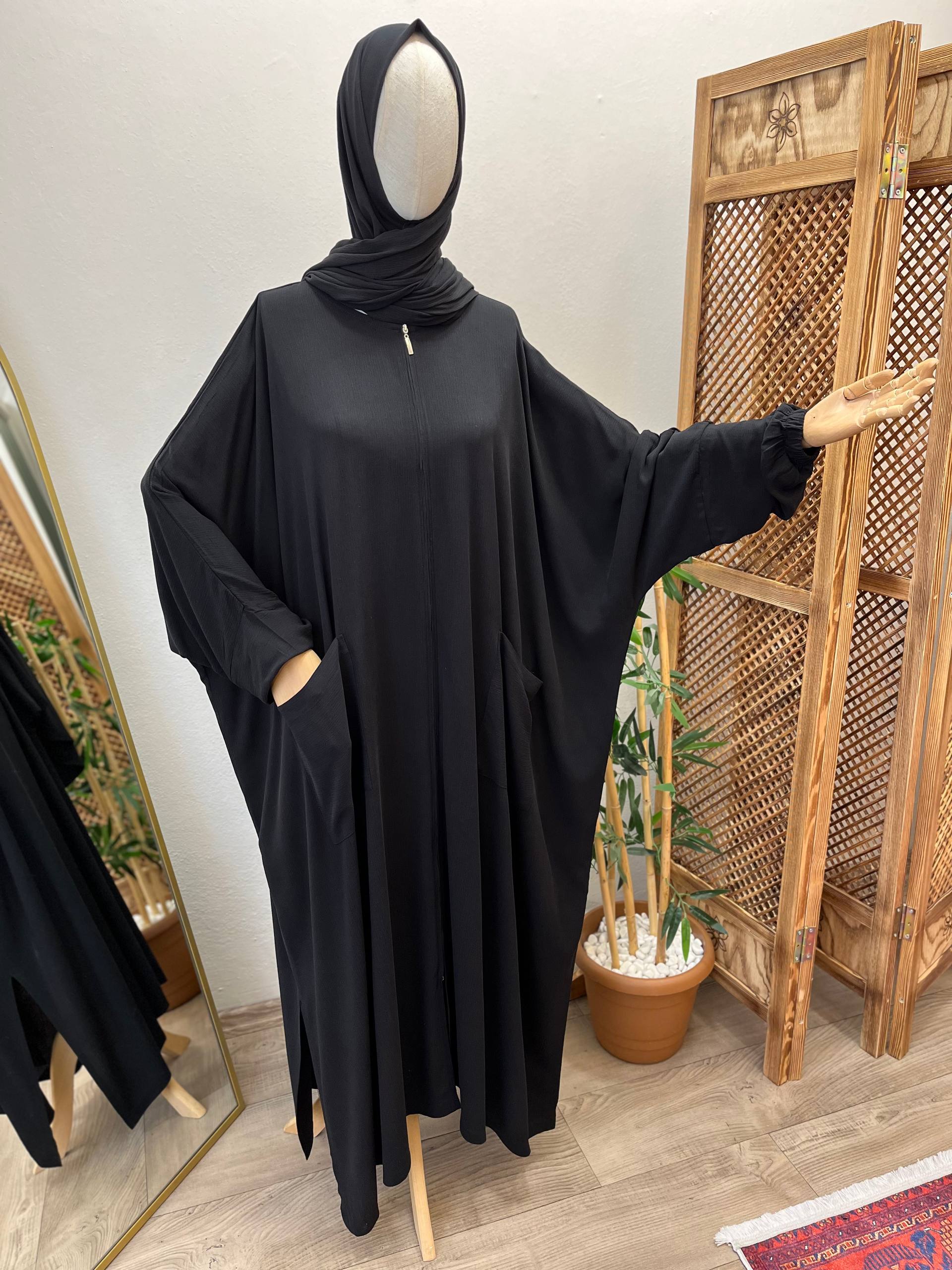 Bürümcük cilbab takımı -etekli | fermuarlı