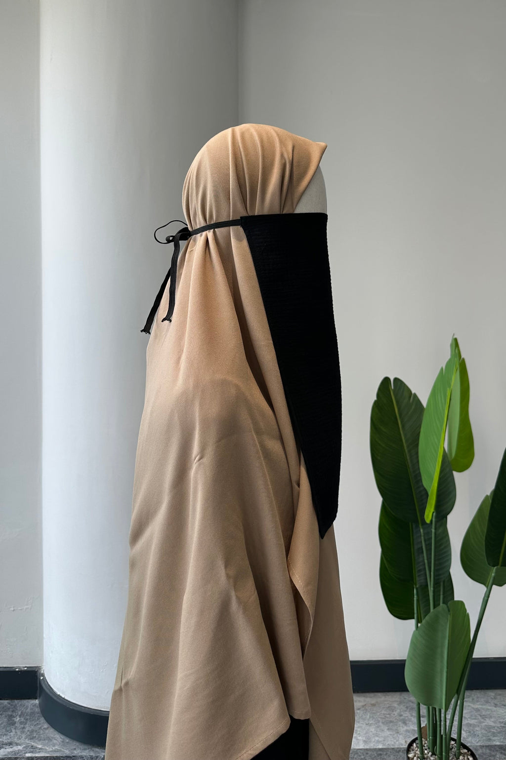 Premium Müslin/İç Peçe-Siyah