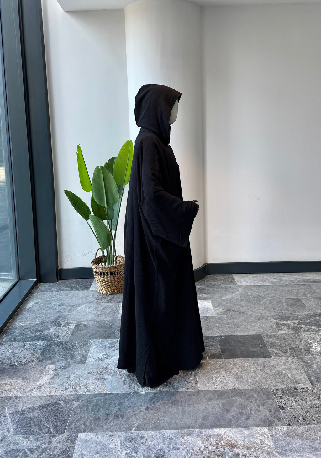 Ferpa bürümcük panço  - Siyah