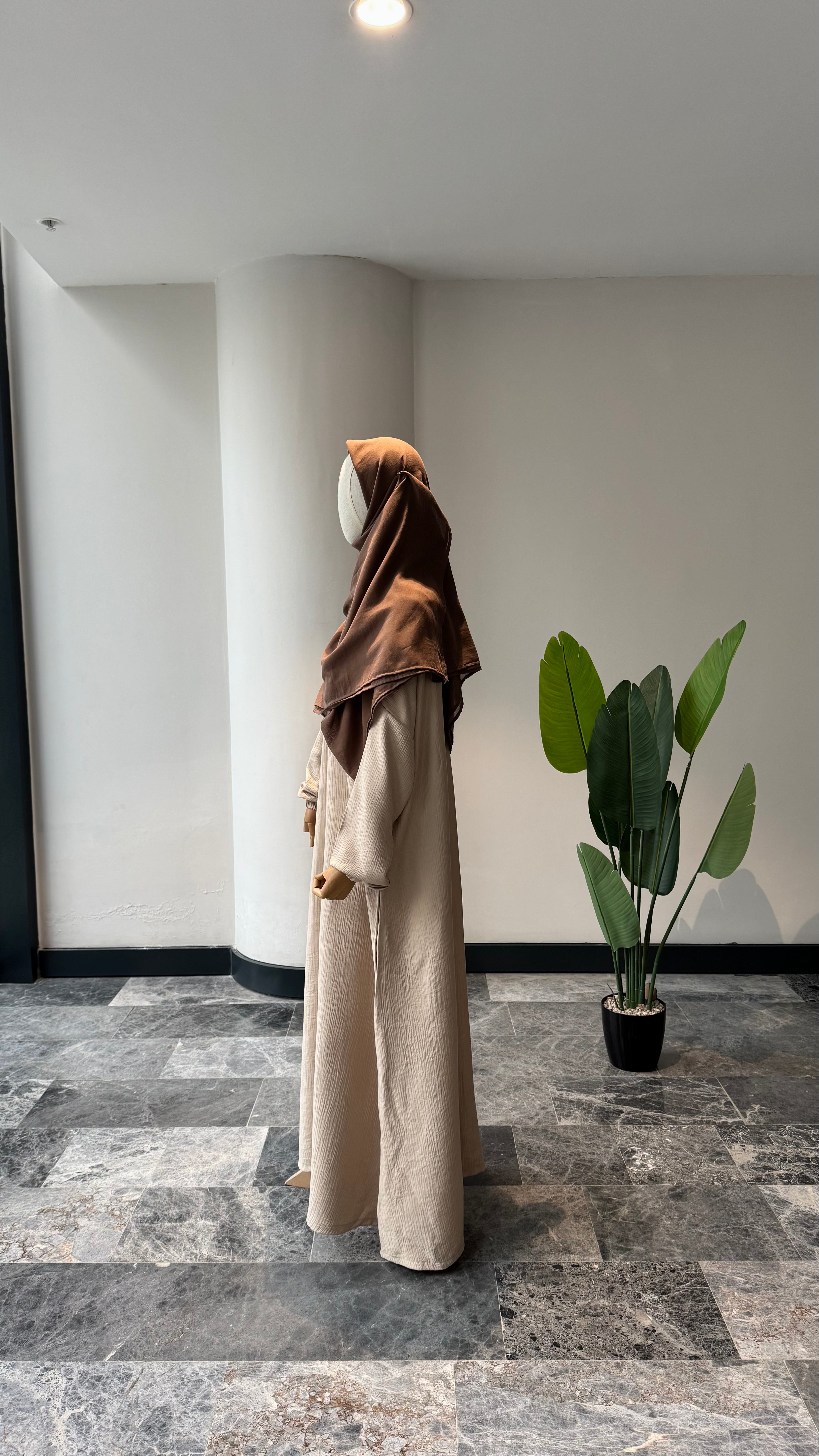 Kum beji-Robasız  umre takımı- ferace | pantolon