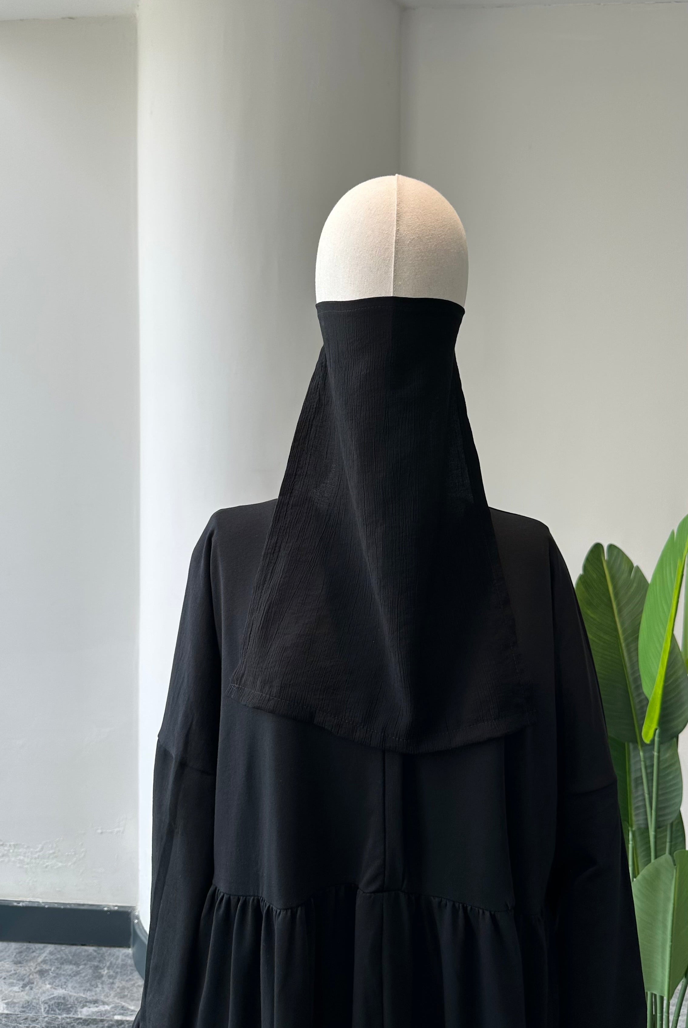 Premium Bürümcük/ İç Peçe - Siyah