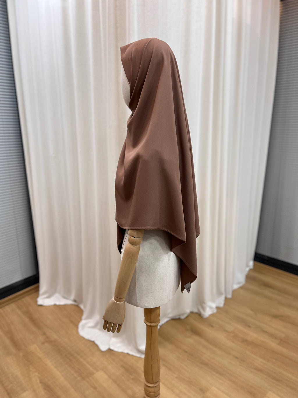 Bambu viskon eşarp -kahve  | 120 cm