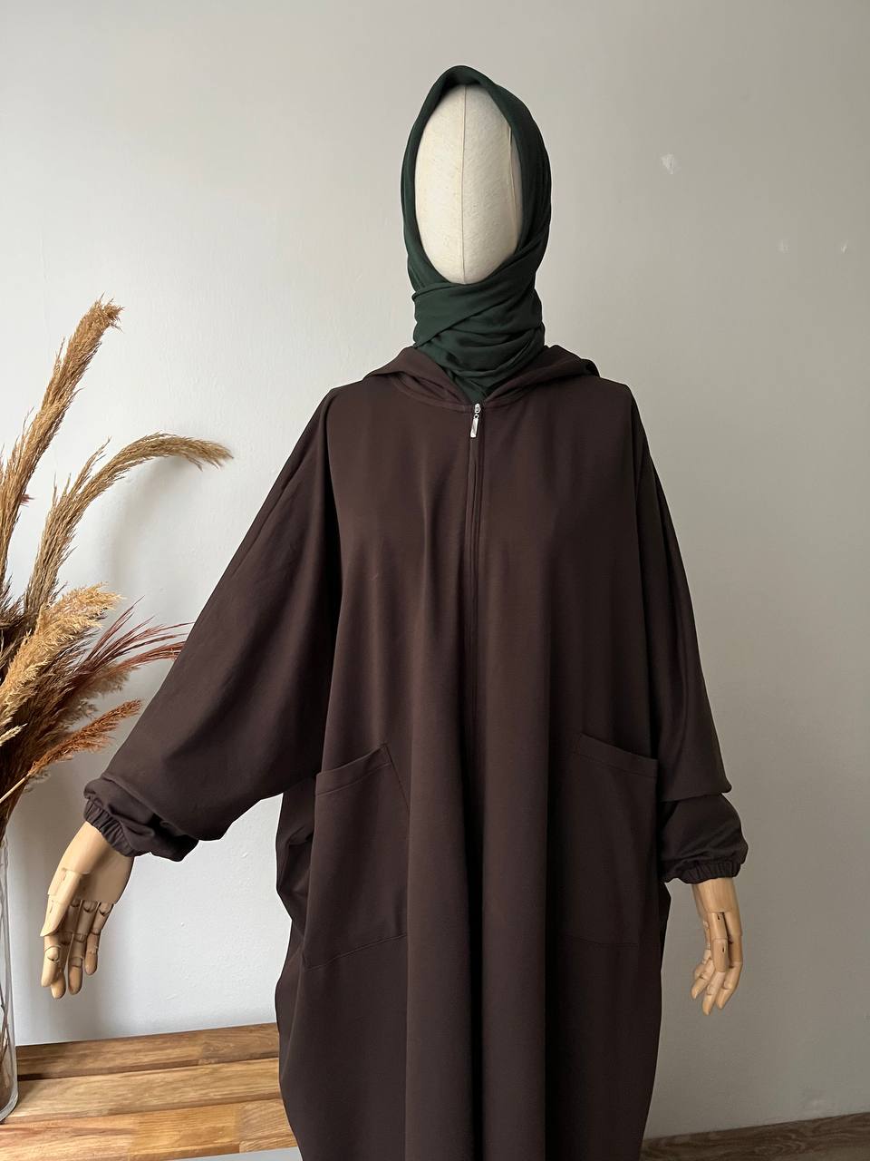 Sweat panço - kahve | fermuar