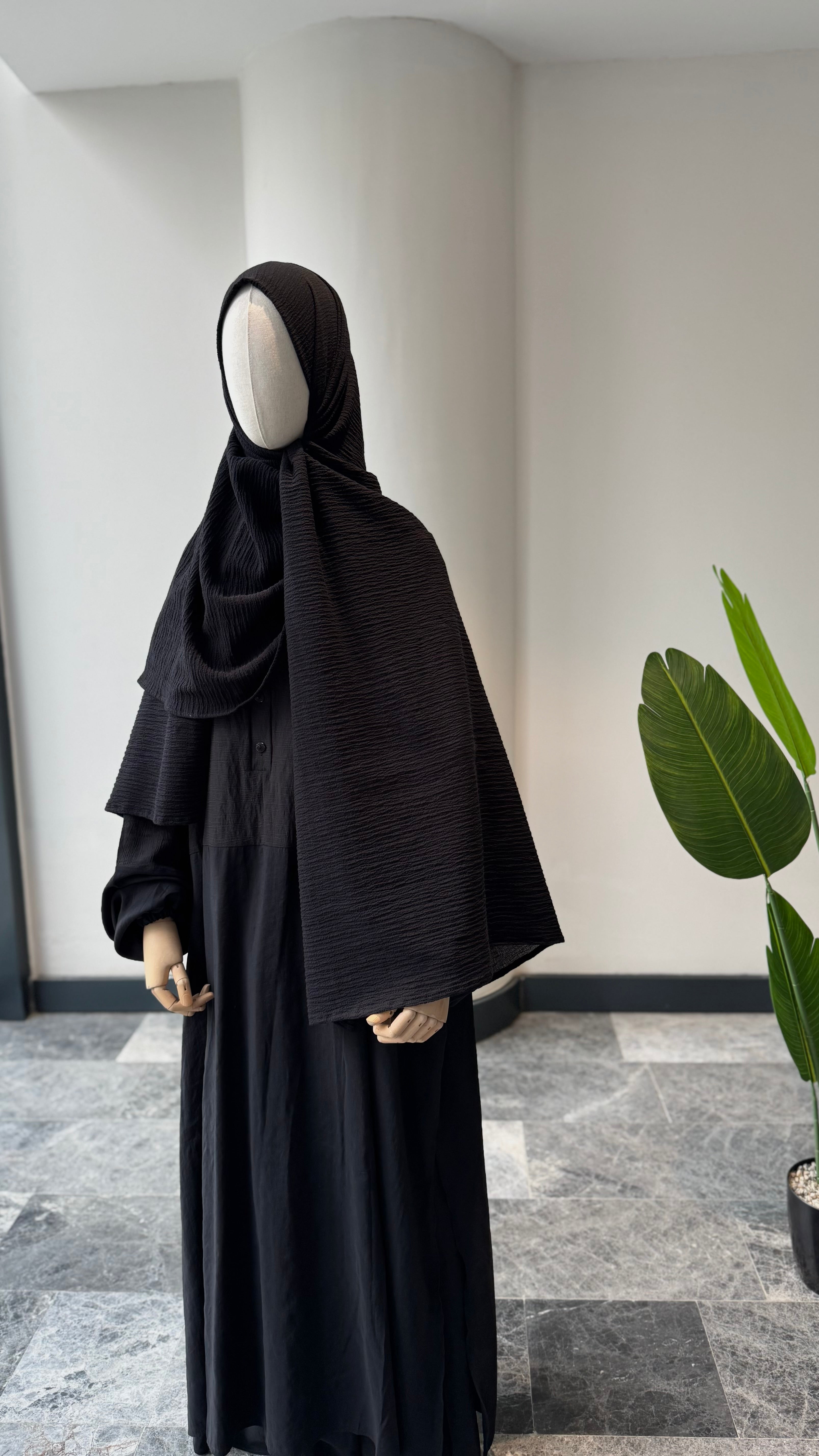 Hesna cilbab takımı -siyah