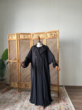 Tensel Pamuk Gabardin/ Trench Panço- Siyah