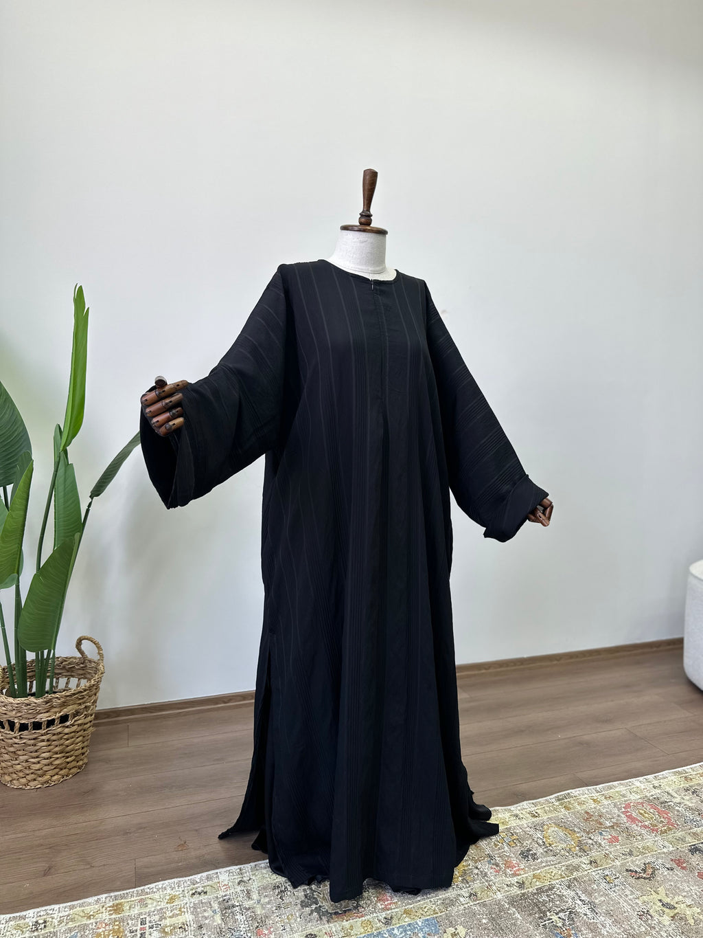 Lal Abaya / Siyah - Tensel Kupra