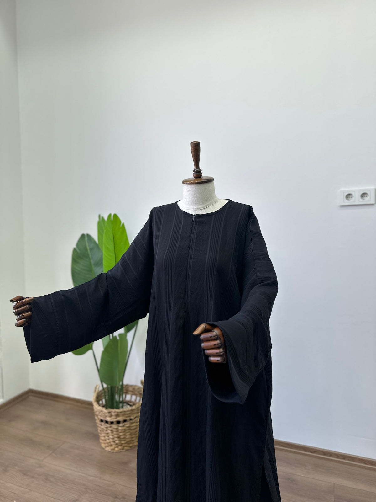 Lal Abaya / Siyah - Tensel Kupra